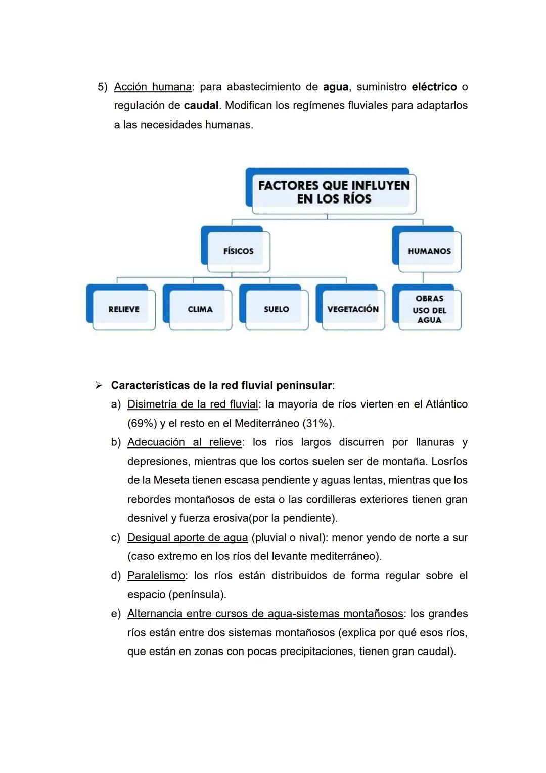 Tema 3 - Hidrografía, vegetación y suelos de España
1. La diversidad hídrica
1.1 Variedad hídrica peninsular e insular: aguas superficiale