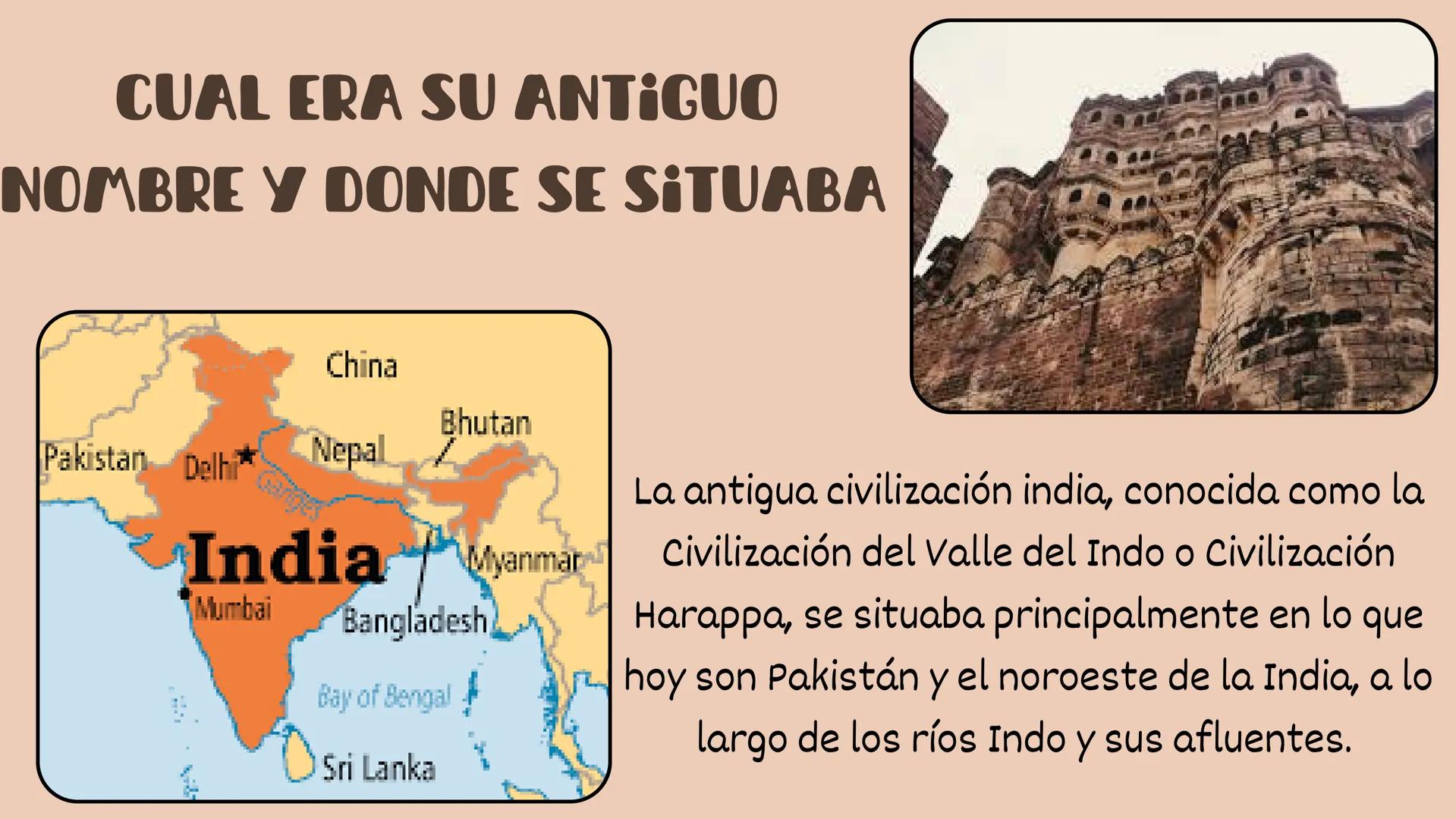 # LA ANTIGUA
# CIVILIZACION INDIA
Curso 1ºA
Sara Ramón •
Índice
INTRODUCCIÓN
ANTIGUO NOMRE Y DONDE SE SITUABA
COMO ERA ANTES
COMO SE VIVÍA