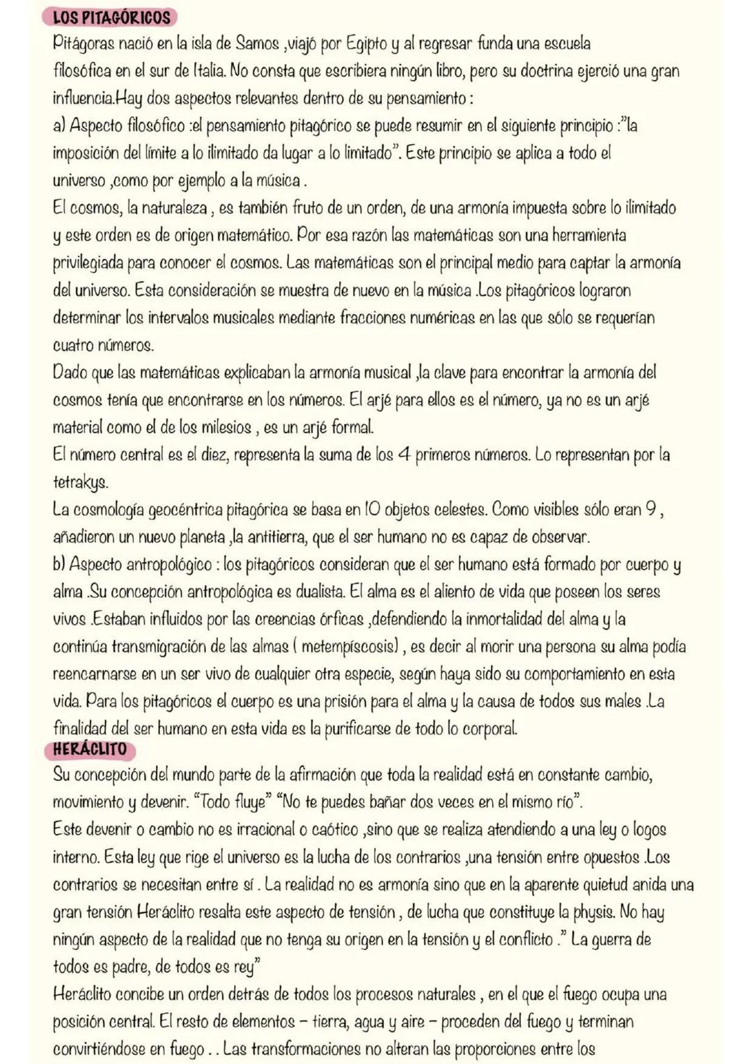 TEMA 1
EL ORIGEN DEL COSMOS EN LOS PRESOCRÁTICOS
Cuando nos referimos a los presocráticos deberíamos referirnos a unos filósofos anteriores