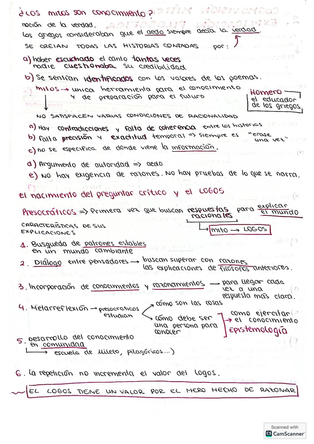 ## COSMOVISIÓN MÍTICA Y
## 2. EXPLICACIÓN FILOSÓFICA
COSMOVISIÓN MÍTICA
↓ Durante la época oscura los conocimientos se transmitía de forma o