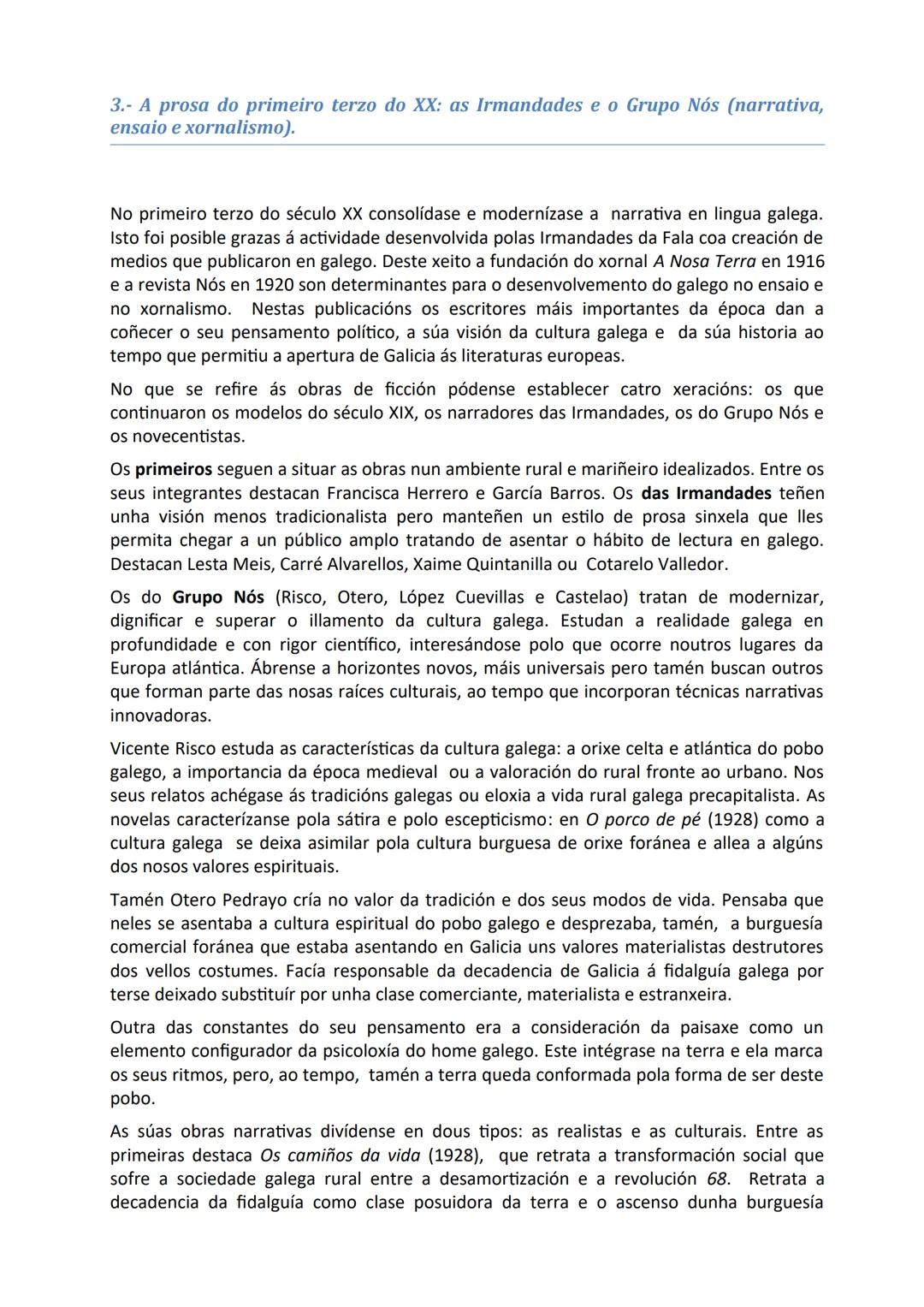 ## LITERATURA GALLEGO # Tema 1: A poesía das Irmandades da Fala. Características, autores e obras representativas.
Na dúas primeiras década