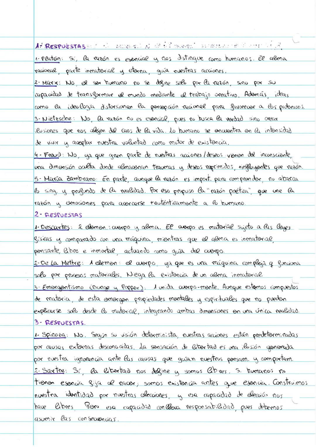 ANTROPOLOGÍA FILOSOFICA
1. ¿SOMOS ESENCIALMENTE SERES RACIONALES? ¿LO QUE NOS HACE HUMANOS ES EL USA DE PARON
RESPUESTA AFIRMATIVA - PLATÓN
