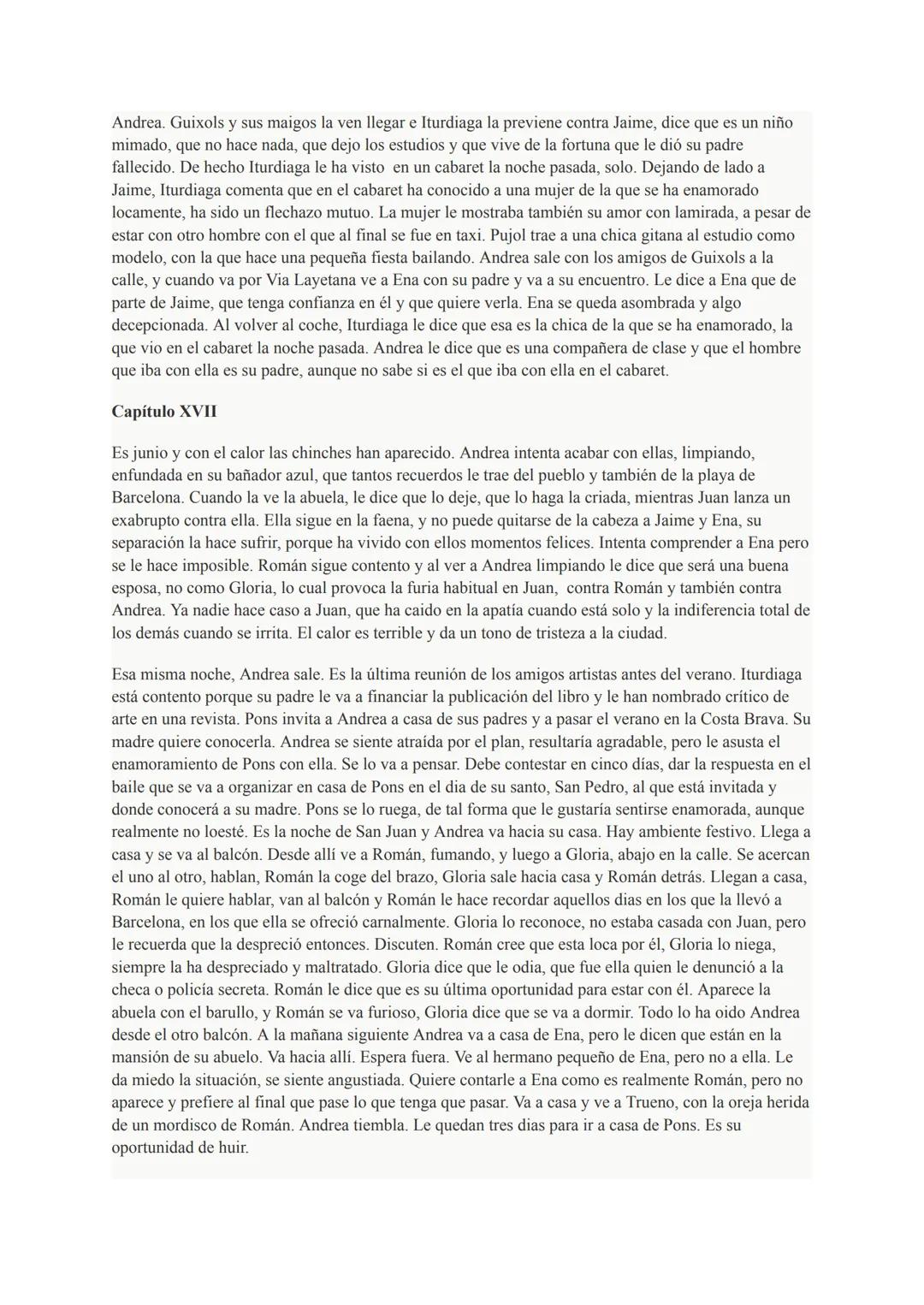 Resumen Novela Nada, Carmen Laforet: resumen por capítulos
Nada es una novela de la escritora Carmen Laforet (1921-2004) publicada en 1945 y