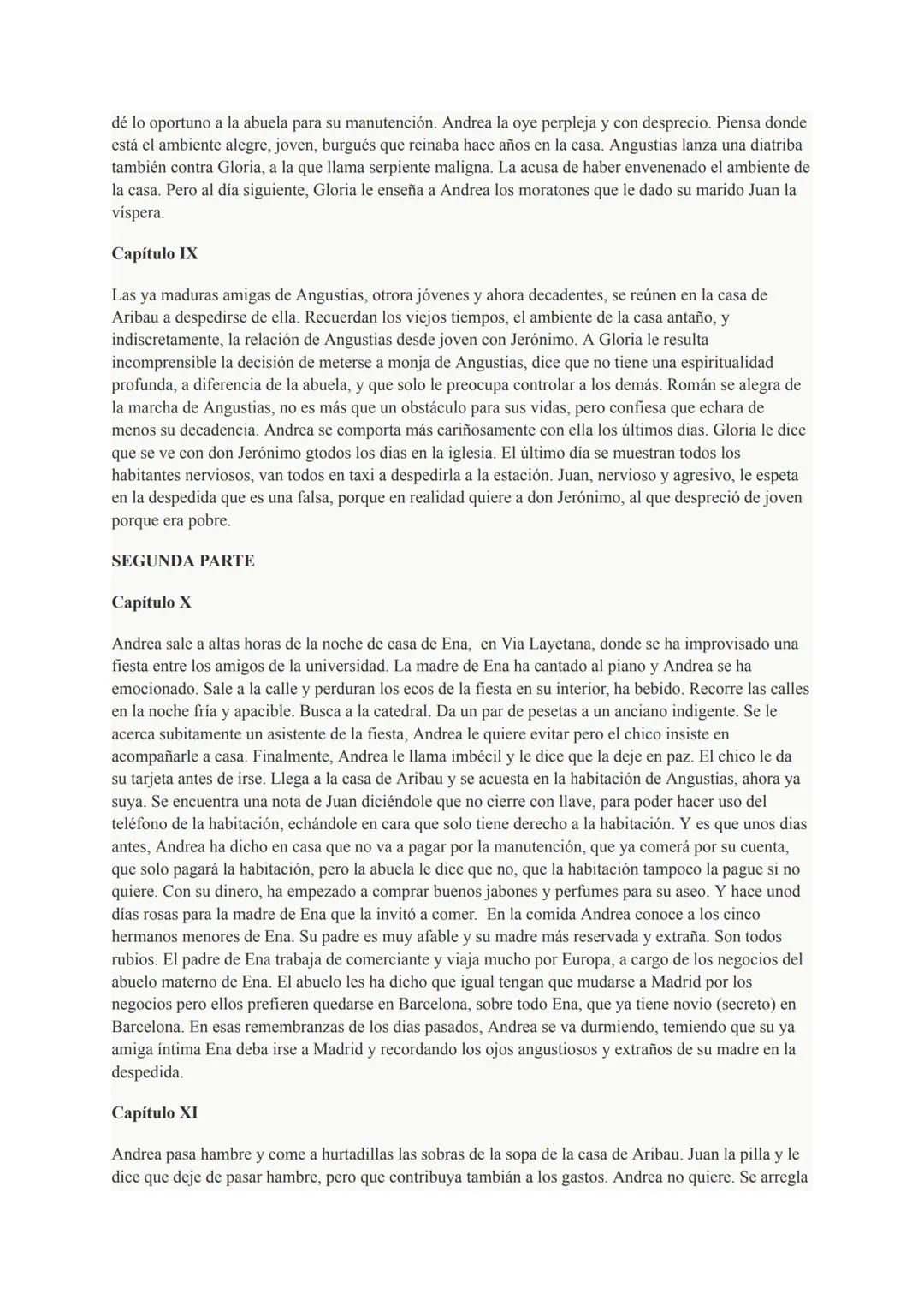 Resumen Novela Nada, Carmen Laforet: resumen por capítulos
Nada es una novela de la escritora Carmen Laforet (1921-2004) publicada en 1945 y