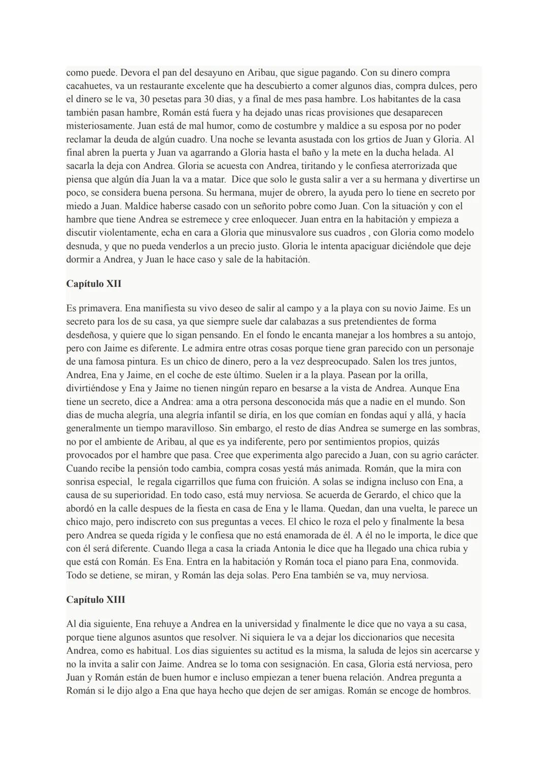 Resumen Novela Nada, Carmen Laforet: resumen por capítulos
Nada es una novela de la escritora Carmen Laforet (1921-2004) publicada en 1945 y