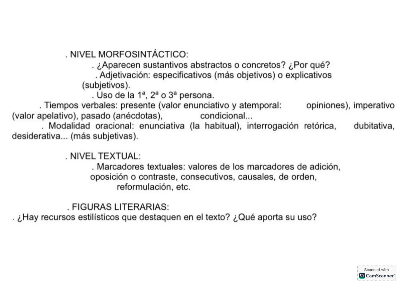 0. PLANIFICACIÓN DEL COMENTARIO DE TEXTO.
Evita la falta de orden en el desarrollo del comentario.
Acostúmbrate a usar el párrafo, como unid