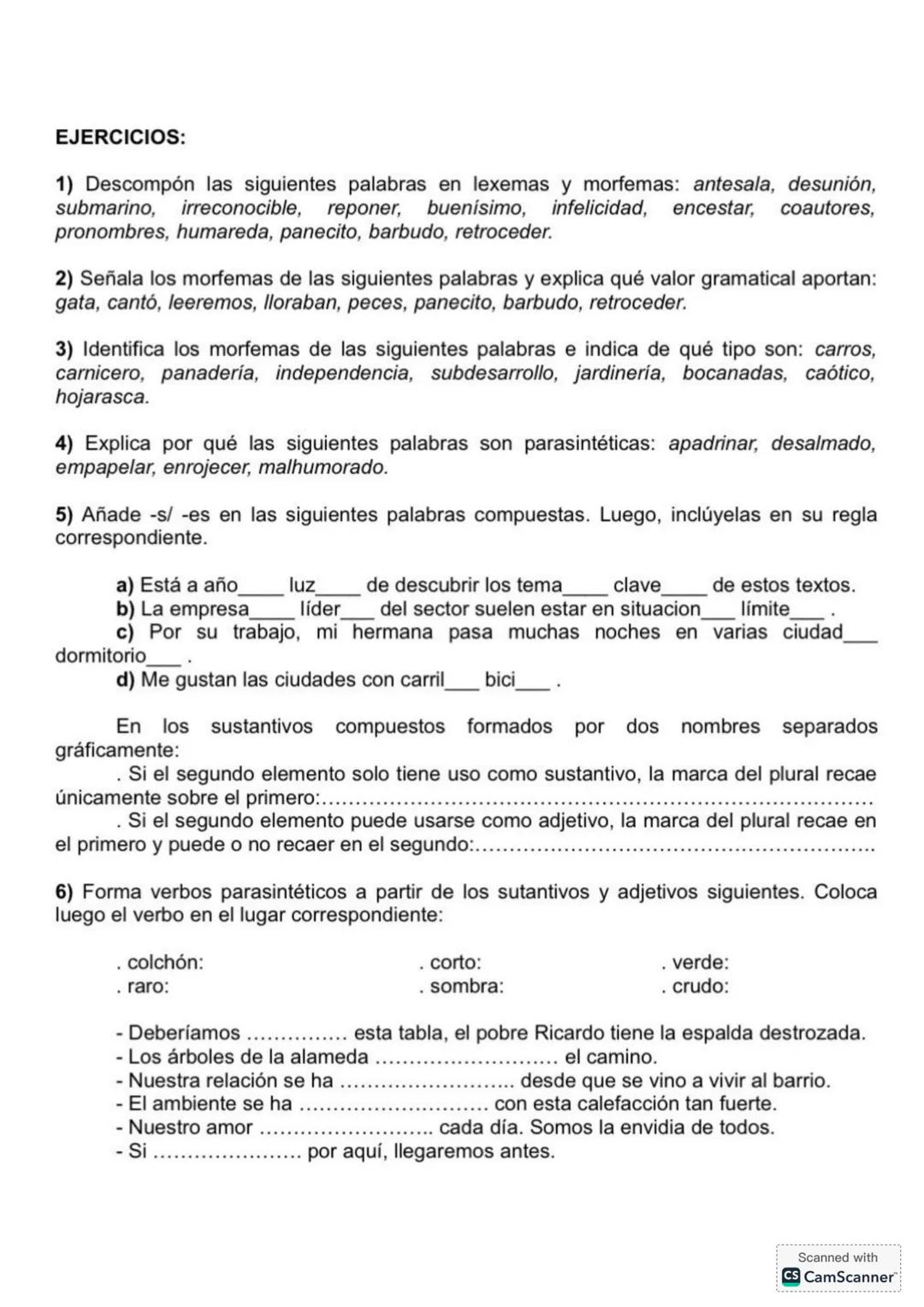 # CLASIFICACIÓN DE LAS PALABRAS
a) **SEGÚN SU SIGNIFICADO**
Las palabras pueden clasificarse en dos grupos, según tengan significado léxic