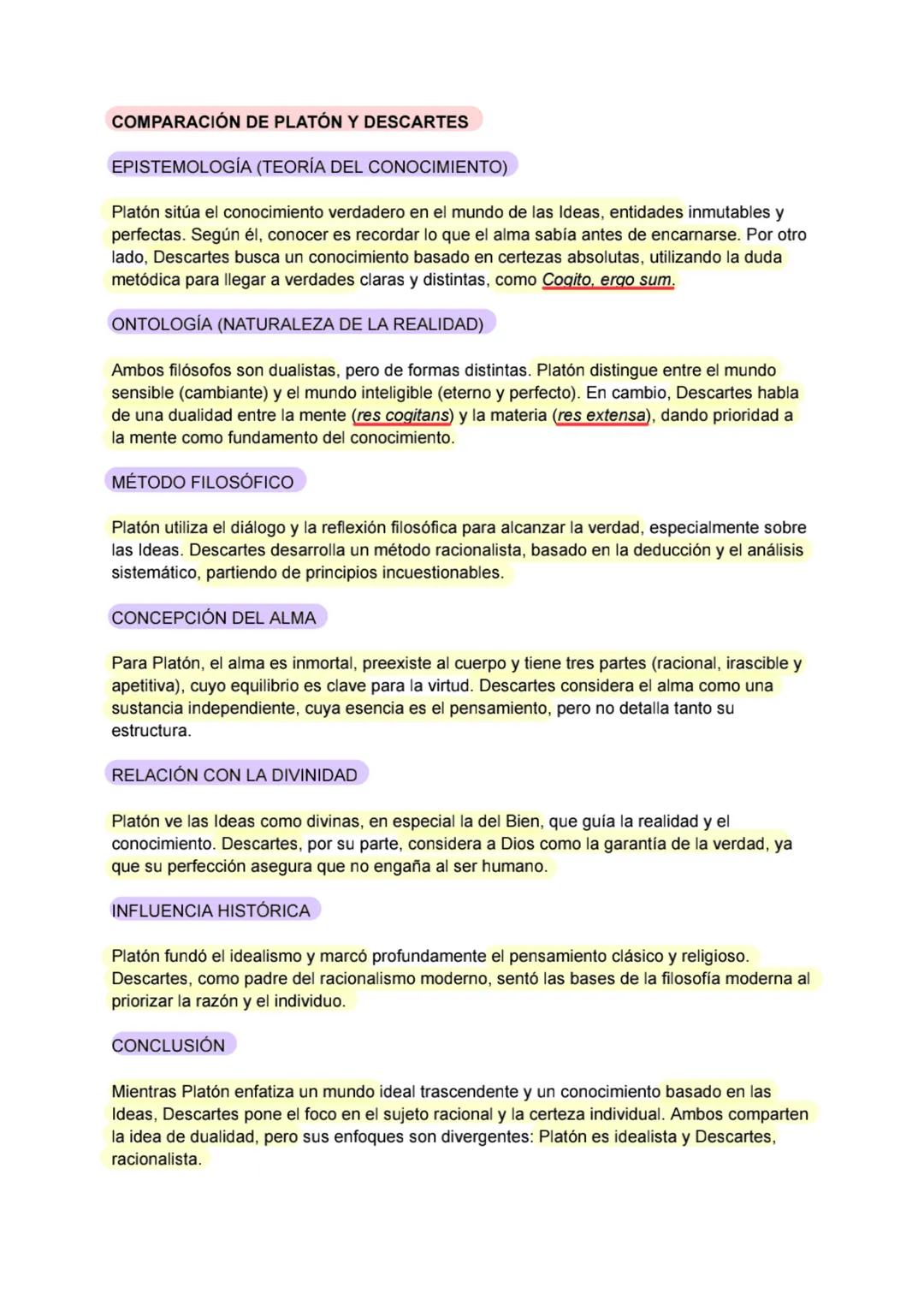 DESCARTES
EXPOSICIÓN DEL MÉTODO
EL IDEAL DE CIENCIA UNIVERSAL ("MATHESIS UNIVERSALIS")
Antes del siglo XVI, la filosofía era la utilizada so