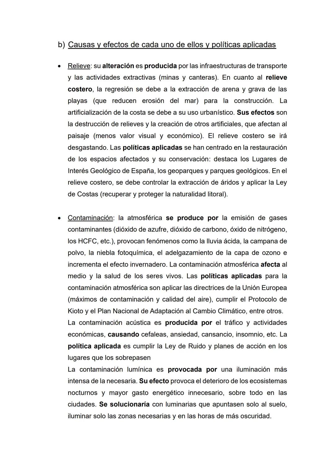 Tema 5 - Paisajes naturales y medio ambiente
Temas (1, 2) y epígrafes (a, b, c) que nos pueden preguntar:
1) Los paisajes naturales en Españ