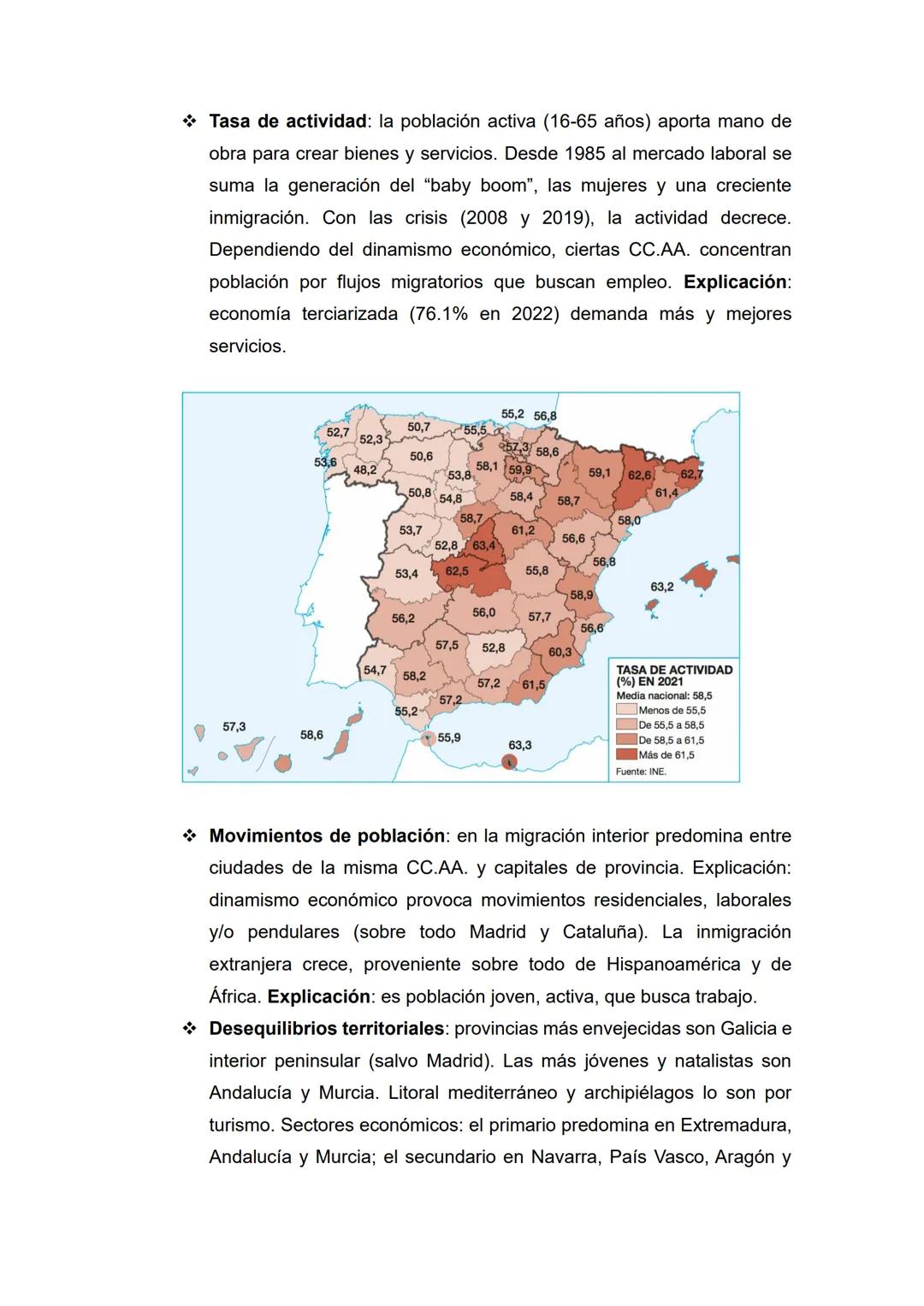 Tema 6- La población española
1) Temas (1, 2) y epígrafes (a, b, c) que nos pueden preguntar:
1) Población en España: los movimientos natura