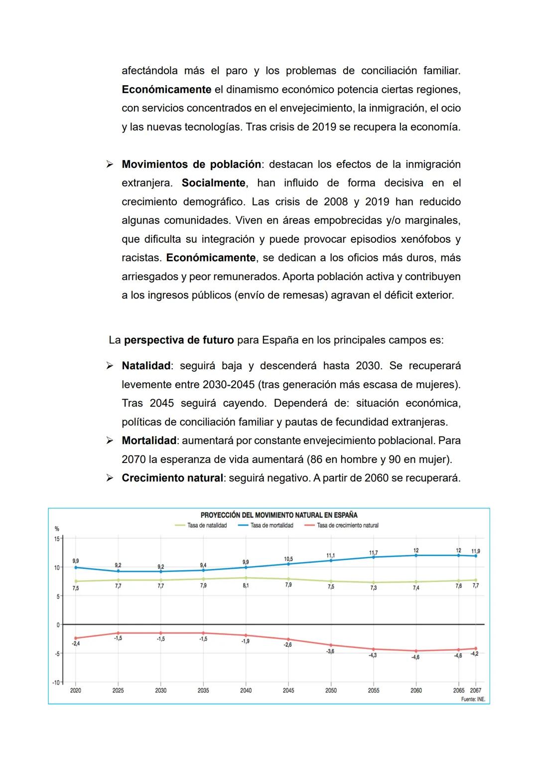 Tema 6- La población española
1) Temas (1, 2) y epígrafes (a, b, c) que nos pueden preguntar:
1) Población en España: los movimientos natura