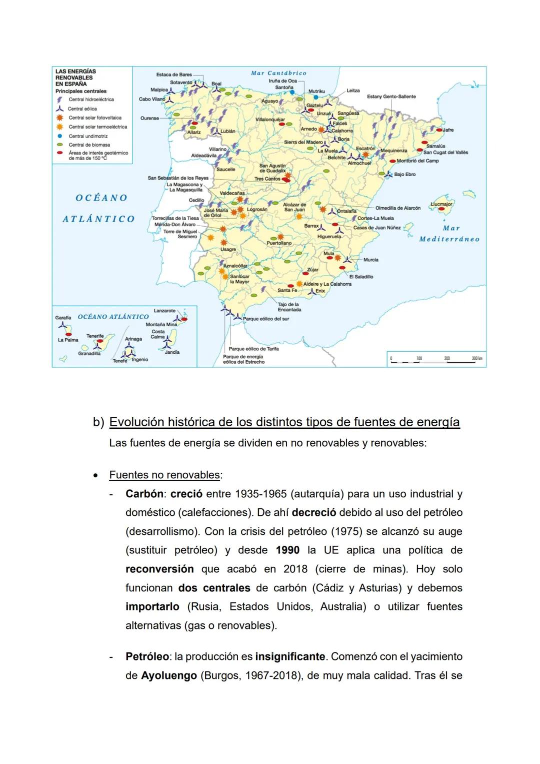 Tema 9 – El espacio industrial
Temas (1, 2) y epígrafes (a, b, c) que nos pueden preguntar:
1) Sector secundario: la industria en España