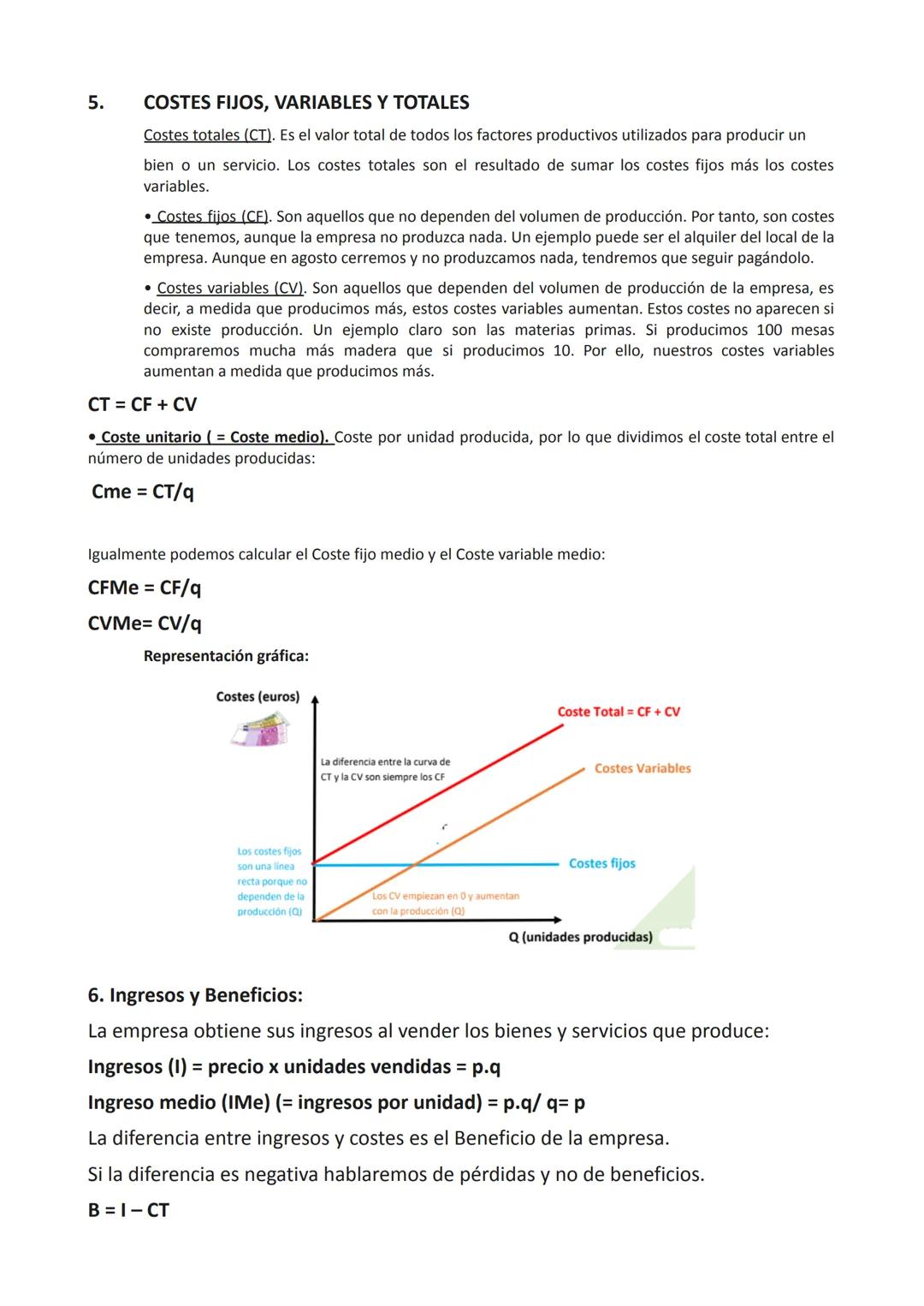 1. Qué es producir:
Tema 4. La función productiva
Producir consiste en crear valor o utilidad en los bienes o servicios que se ofrecen, para