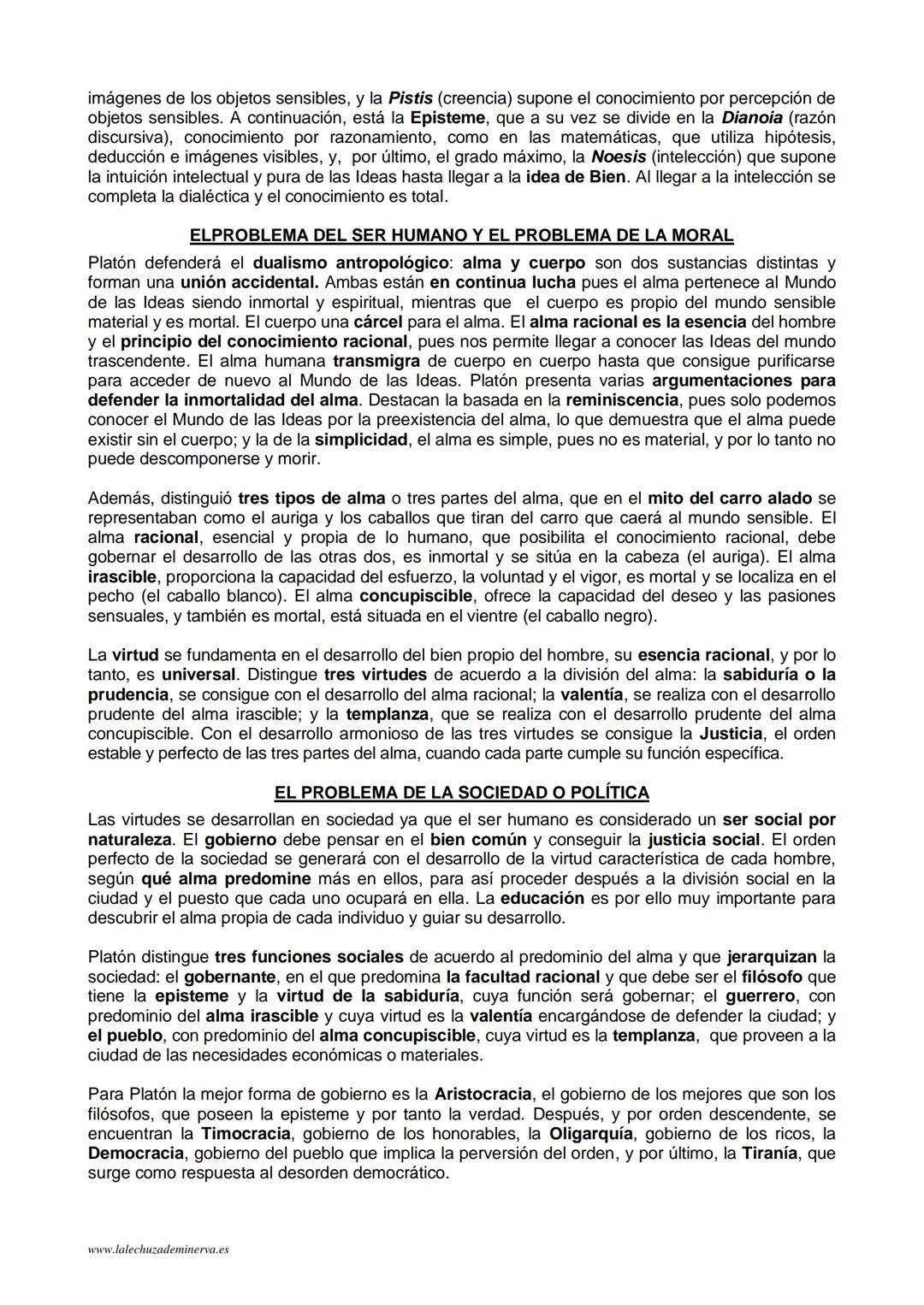 ## PENSAMIENTO DE PLATÓN
VIDA (427-347 a. C.)
Nace en Atenas en el seno de una familia aristocrática. Su verdadero nombre es Aristocles, pe
