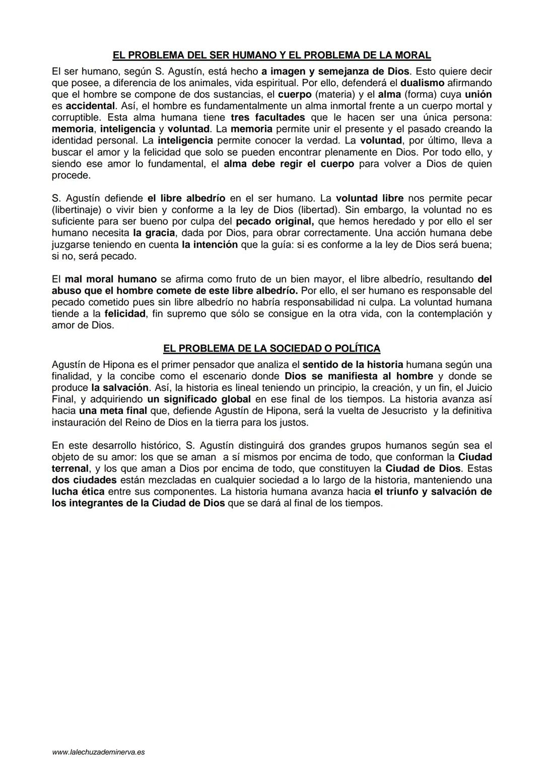 VIDA (354-430)
PENSAMIENTO DE SAN AGUSTÍN DE HIPONA
Agustín de Hipona fue el pensador fundamental de la Patrística (primera filosofía cris