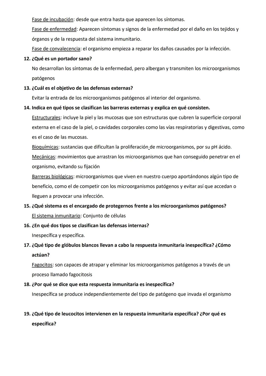 ACTIVIDADES TEMA 8: SALUD Y ENFERMEDAD
1. ¿Cuál es el concepto de "enfermedad" según la OMS?
un estado de completo bienestar físico, mental