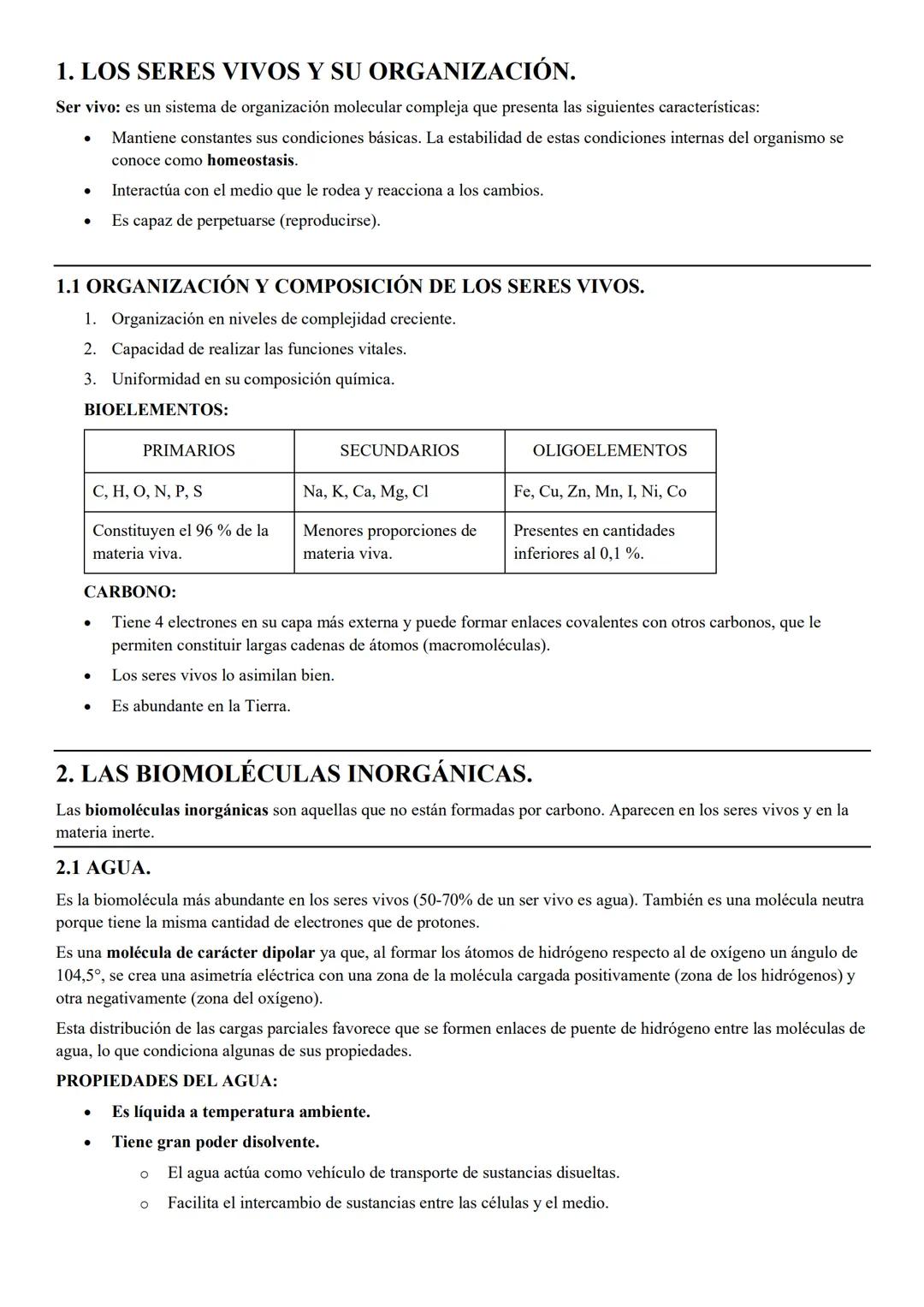 # TEMA 8 BYG: NIVELES
DE ORGANIZACIÓN DE
LOS SERES VIVOS. # 1. LOS SERES VIVOS Y SU ORGANIZACIÓN.
Ser vivo: es un sistema de organización m