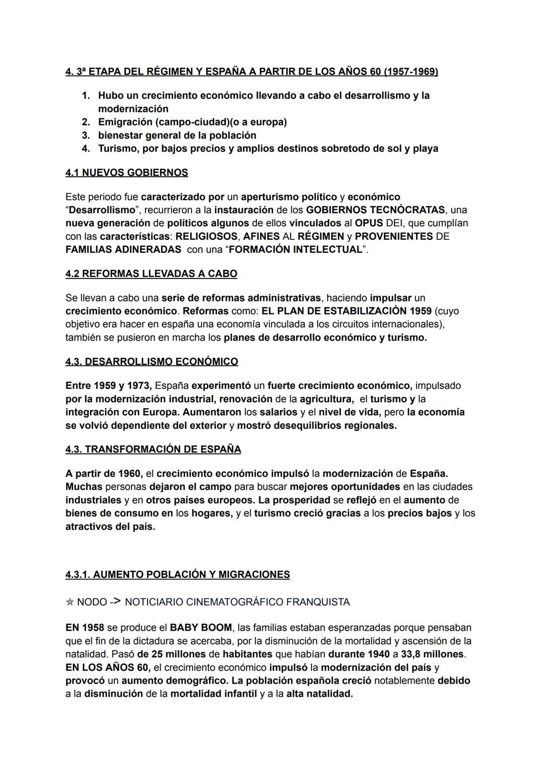 EL FRANQUISMO
1 abril, 1939-20 noviembre, 1975
1. INTRODUCCIÓN
El franquismo fue una dictadura de casi cuarenta años caracterizada por la re