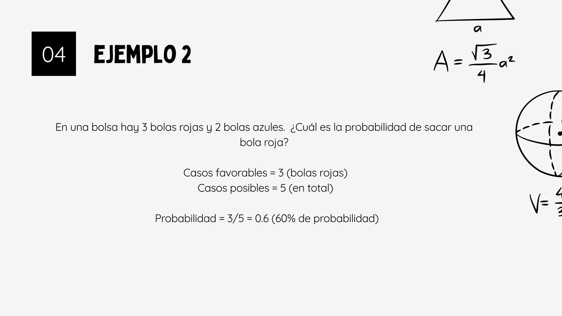 a + b = b + a
V= πr²h
±√b2-4ac
29
PROBABILIDAD
b
A=bh
V=
4
3
OPP
adj
OPP
a) = adj
ax² + bx + c = 0
h
L
b 01
¿QUÉ ES LA PROBABILIDAD?
La prob