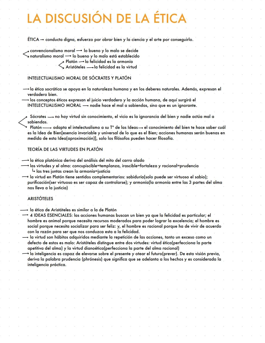 LA DISCUSIÓN DE LA ÉTICA
ÉTICA → conducta digna, esfuerzo por obrar bien y la ciencia y el arte por conseguirlo.
< convencionalismo moral →