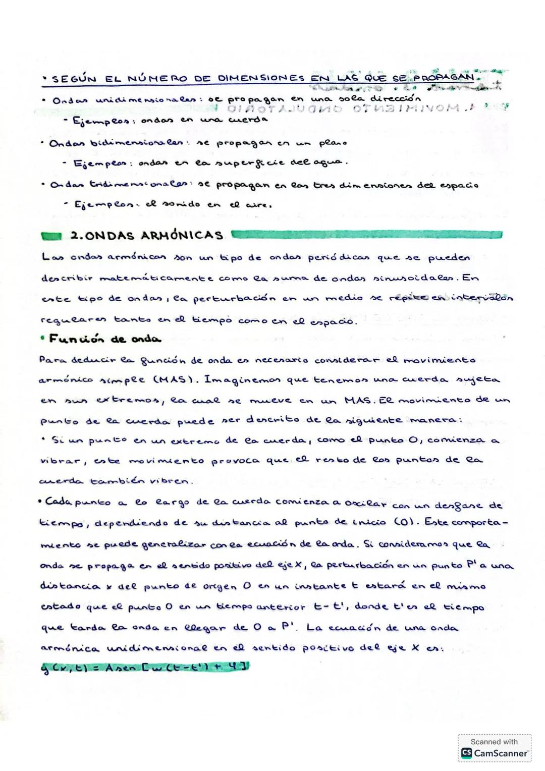 # TEMA 3: ONDAS
## 4. MOVIMIENTO ONDULATORIO
El movimiento ondulatorio es la propagación de una perturbación a través de un medio, transpo