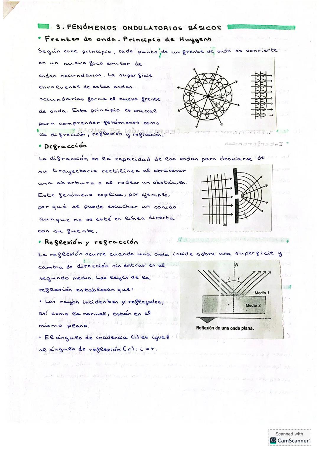 # TEMA 3: ONDAS
## 4. MOVIMIENTO ONDULATORIO
El movimiento ondulatorio es la propagación de una perturbación a través de un medio, transpo