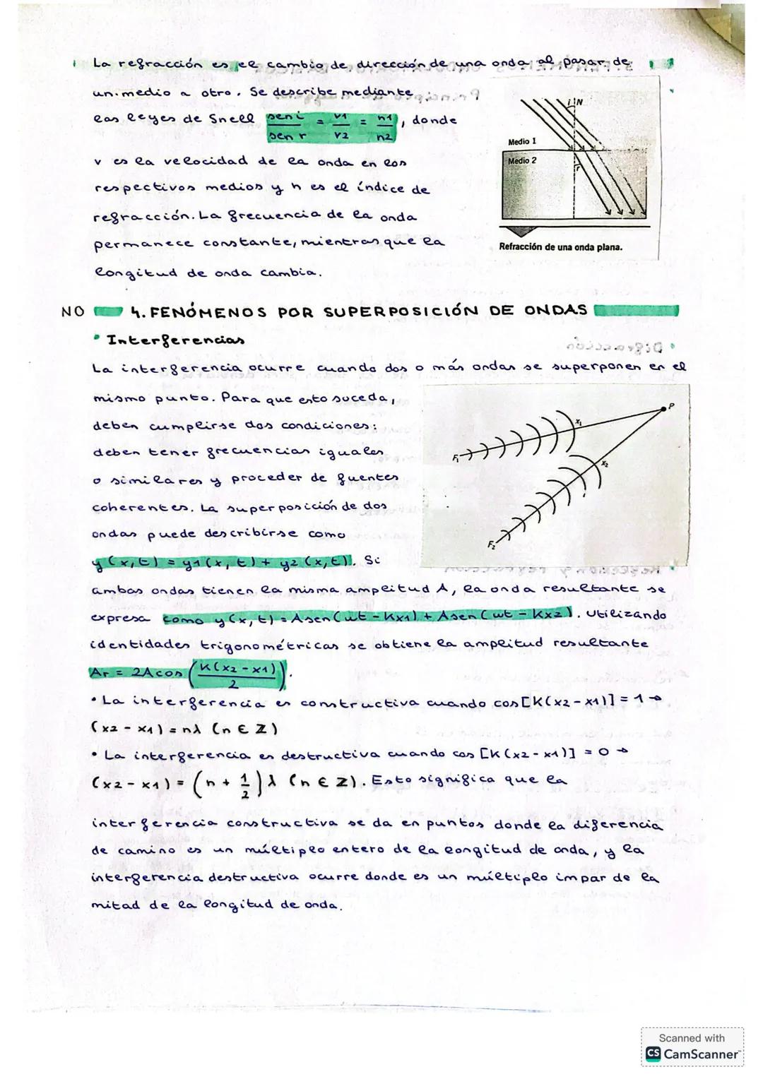 # TEMA 3: ONDAS
## 4. MOVIMIENTO ONDULATORIO
El movimiento ondulatorio es la propagación de una perturbación a través de un medio, transpo