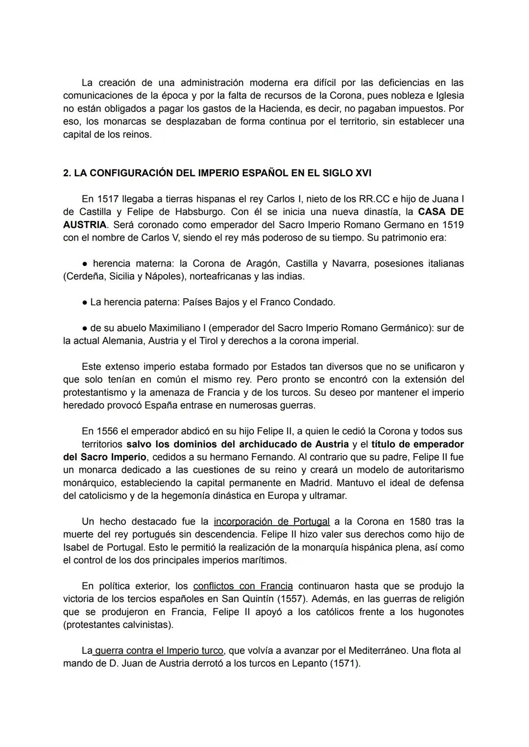 # PREGUNTAS 1-10 1. LA NUEVA MONARQUÍA DE LOS REYES CATÓLICOS
El matrimonio de Isabel de Castilla y Fernando de Aragón en 1469, herederos de