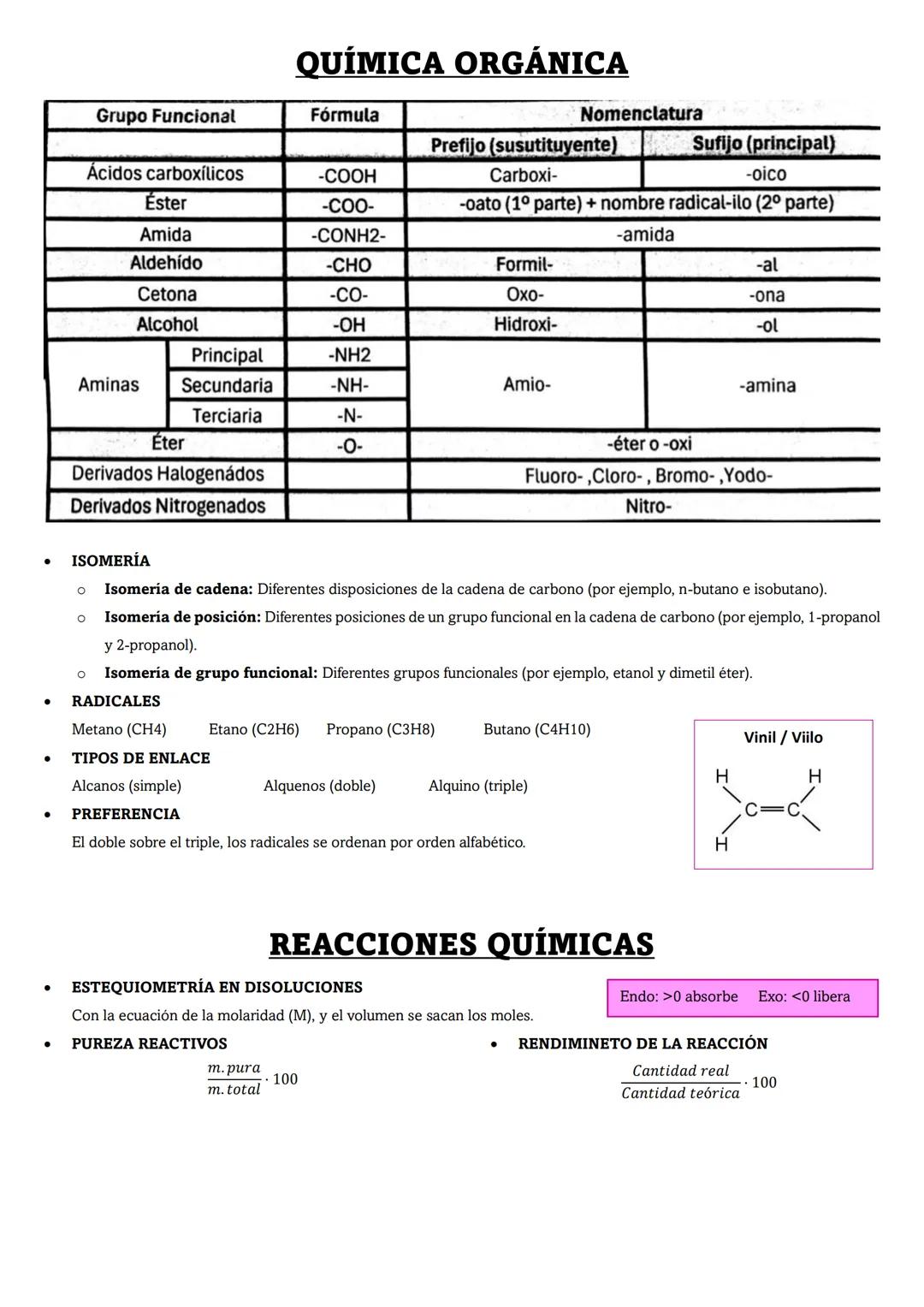 QUÍMICA
LEYES FUNDAMENTALES DE LA QUÍMICA
LEYES PONDERALES
• Ley de conservación de la masa: la masa se conserva (no se crea ni se destruye)