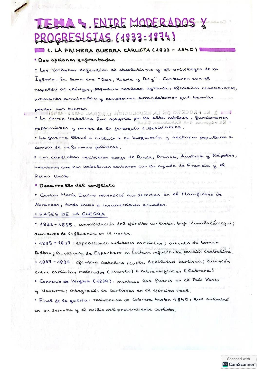 Entre moderados y progresistas (1833-1874)