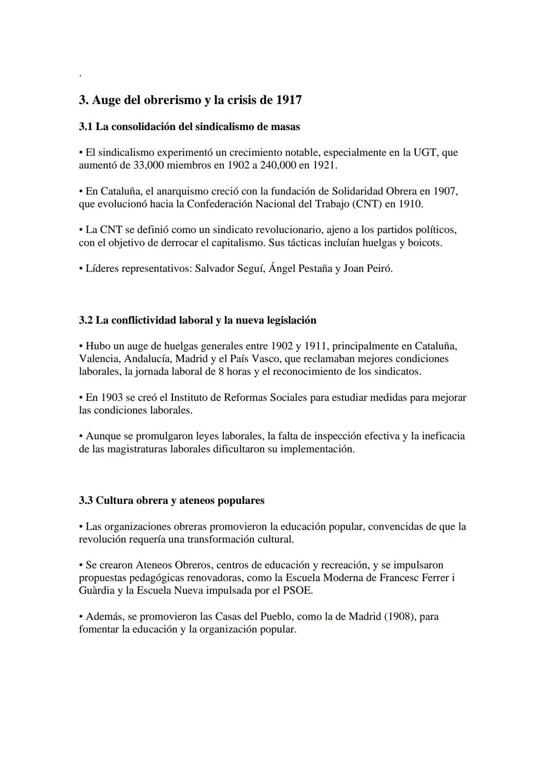 TEMA 8. LAS RESISTENCIAS A LA DEMOCRATIZACIÓN
POLÍTICA Y SOCIAL (1902-1931)
1. El reformismo conservador y la Semana Trágica
1.1 El relevo g