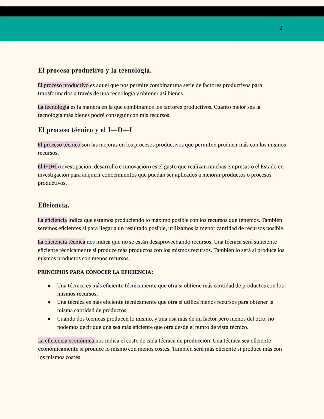 ECONOMÍA:
Tema 3 y 4
La empresa y sus funciones.
Tiene 4 funciones:
1.Función de valor: El valor del producto es superior a los factores uti