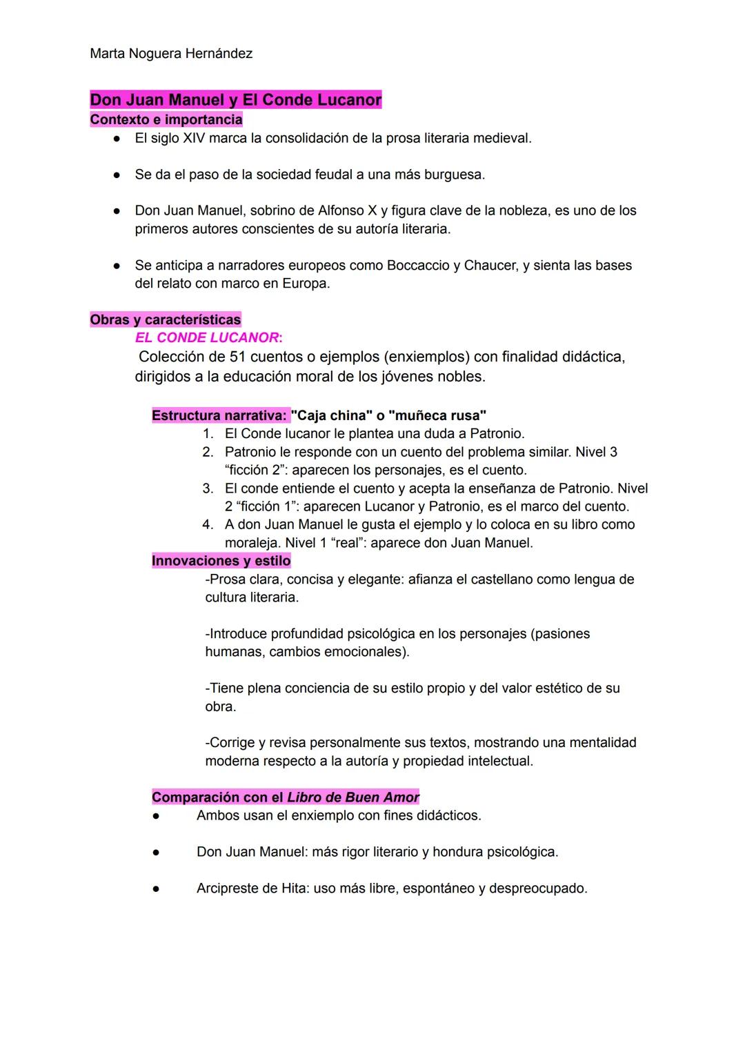 Marta Noguera Hernández
Literatura Medieval hasta el Siglo XIV
1. La Poesía Lírica
La poesía lírica medieval se divide en dos grandes vertie