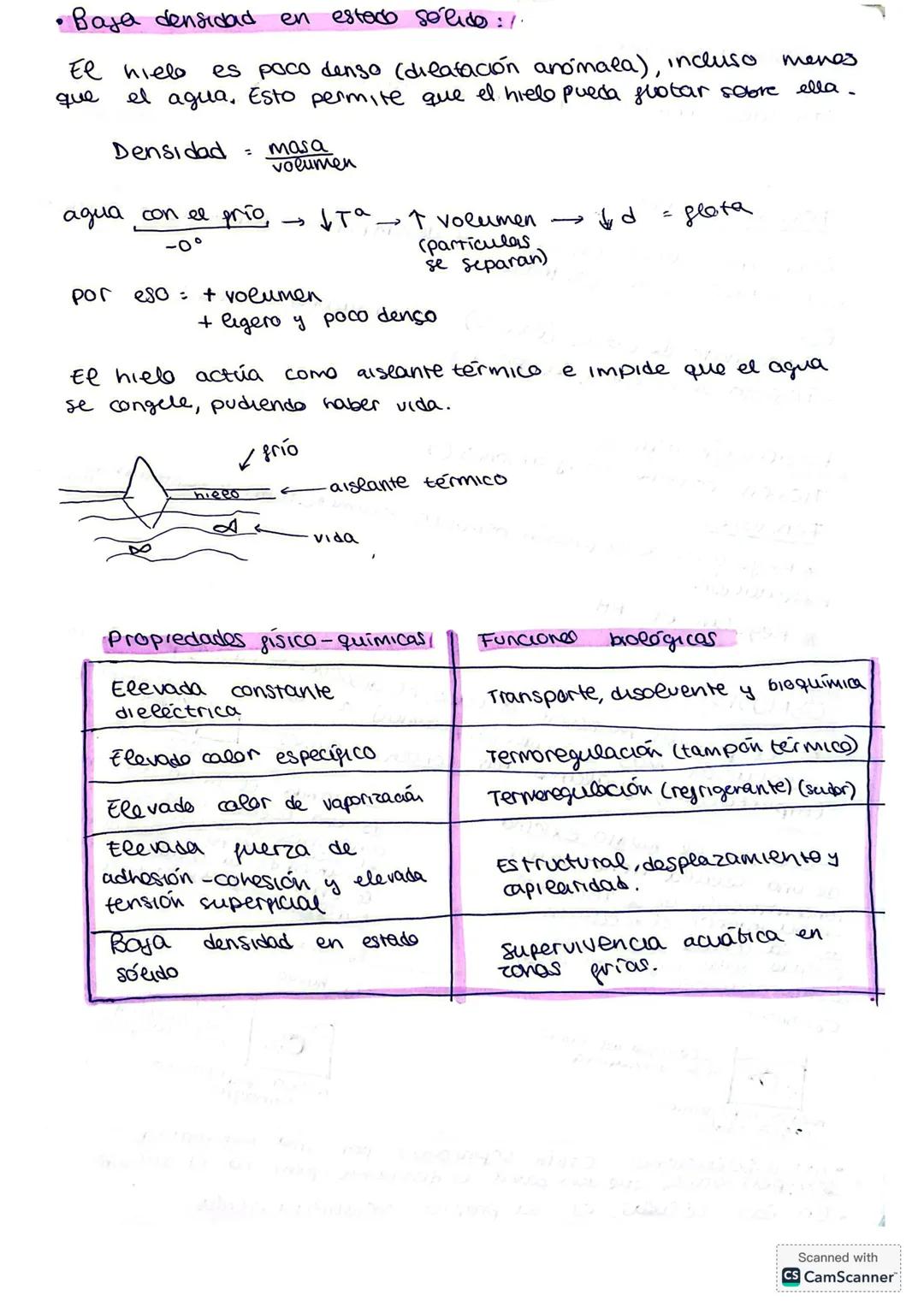 # Elevado calor específico
El agua necesita más calor que otra sustancia en calentarse y el agua regula la temperatura en la naturaleza (Te