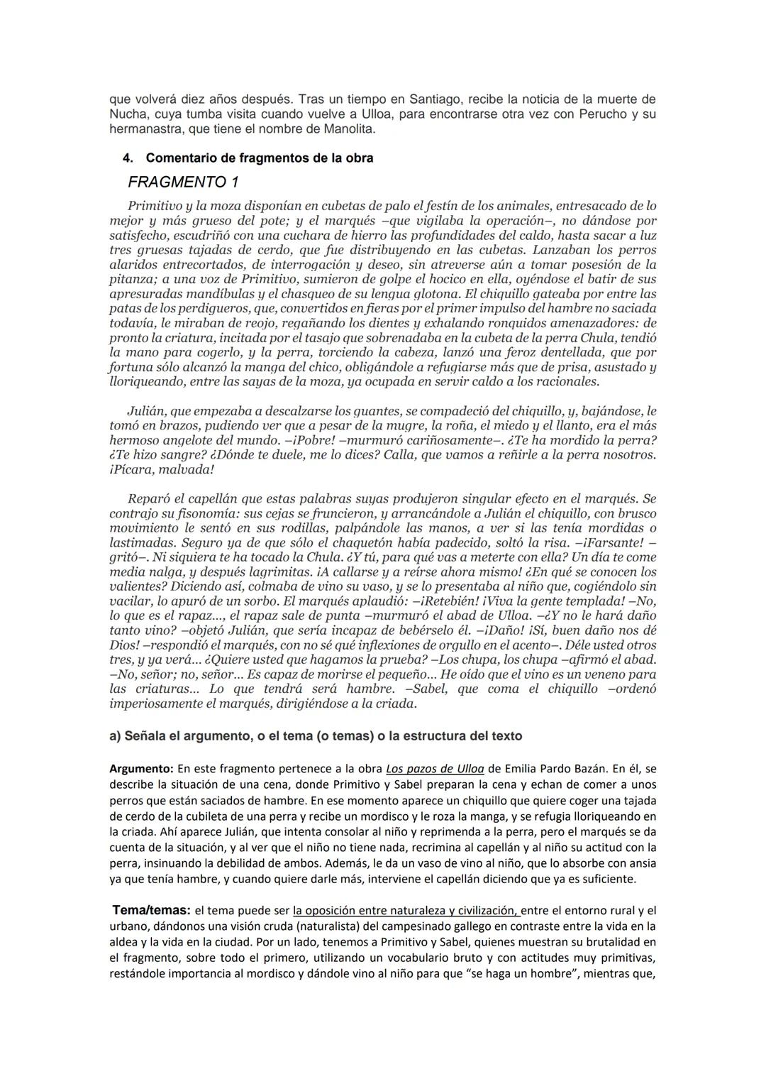 TEMA 2: EMILIA PARDO BAZÁN Y LOS PAZOS DE ULLOA
1. Introducción
Emilia Pardo Bazán nació en A Coruña (1852) y fue una precoz lectora y escri