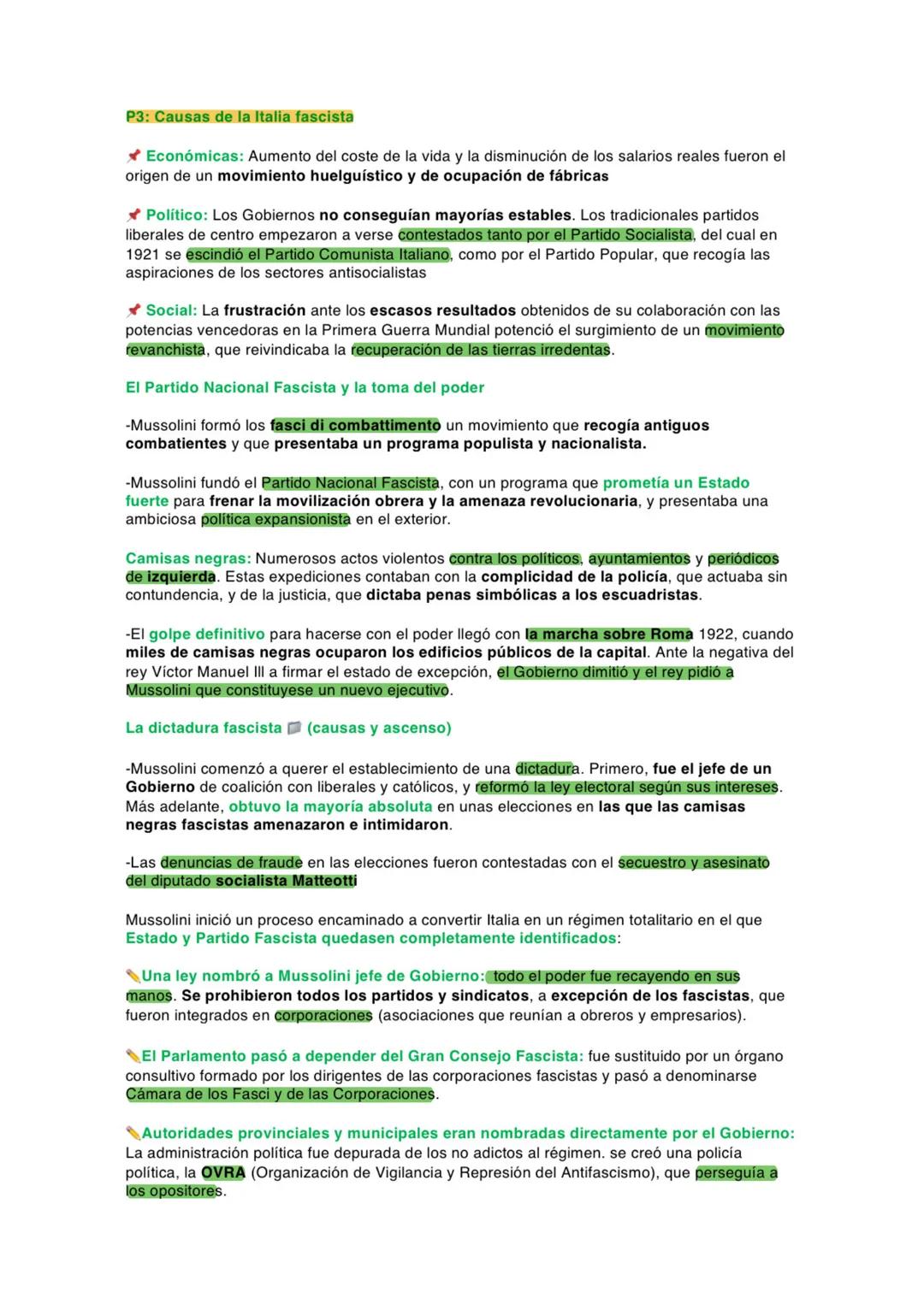 TEMA 8: EL AUGE DE LOS TOTALITARISMOS
P1: El retroceso de las democracias en Europa
-El fin de la Gran Guerra acabó con los imperios autocrá