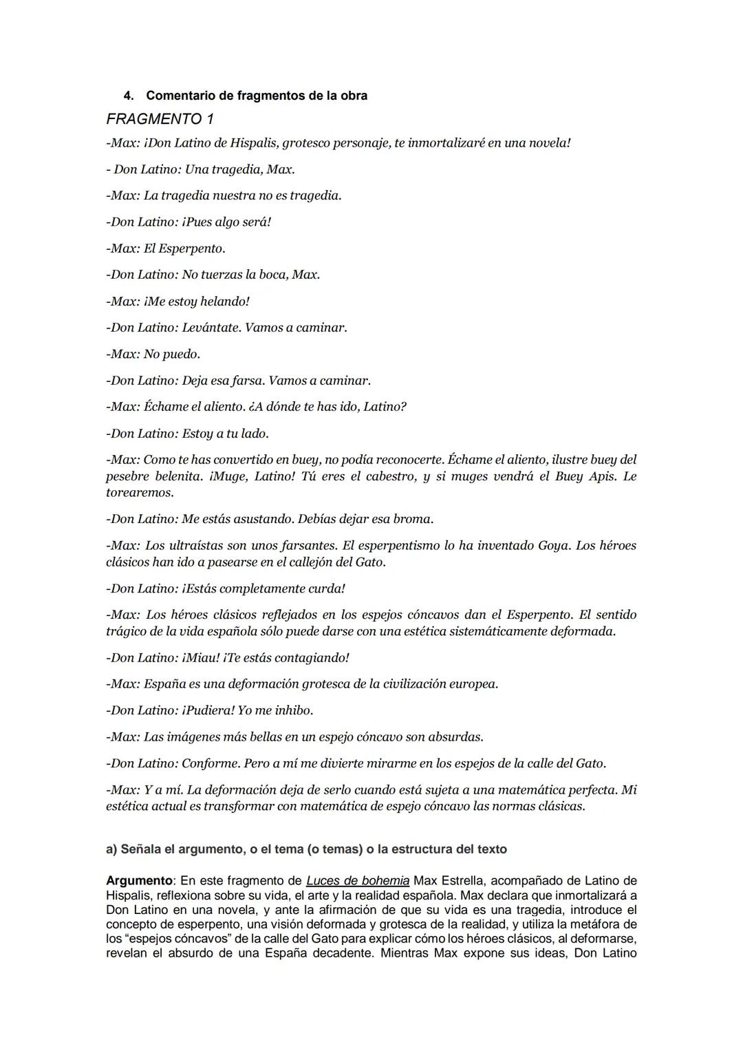 TEMA 7. RAMÓN MARÍA DE VALLE-INCLÁN Y LUCES DE
BOHEMIA
1. Introducción
Nació en Villanueva de Arousa (1866) y tuvo un carácter mordaz, excén