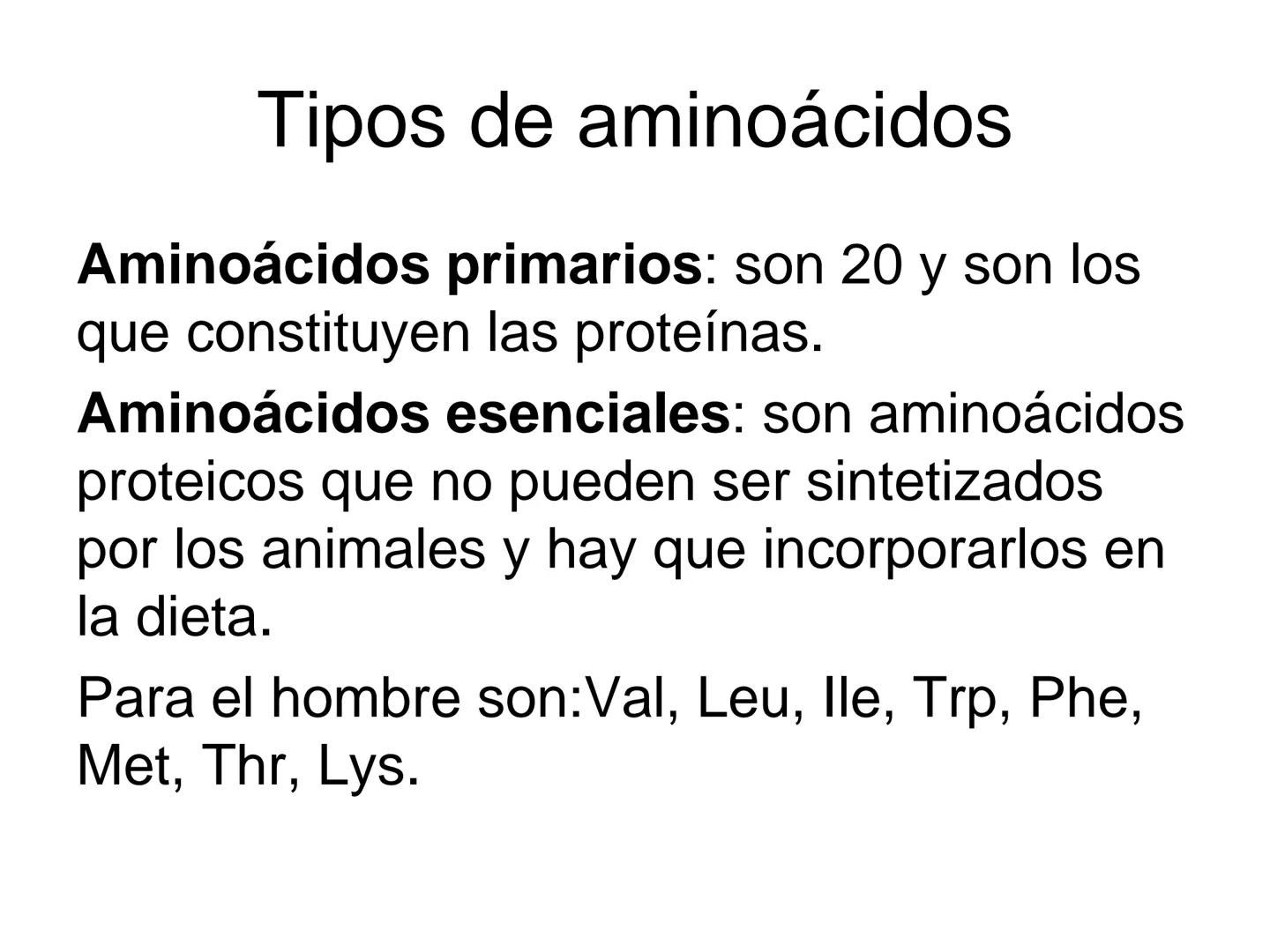 # Proteínas
1. Concepto de proteína y generalidades.
2. Aminoácidos
a. Propiedades físico: isomería espacial y óptica.
b. Propiedades q