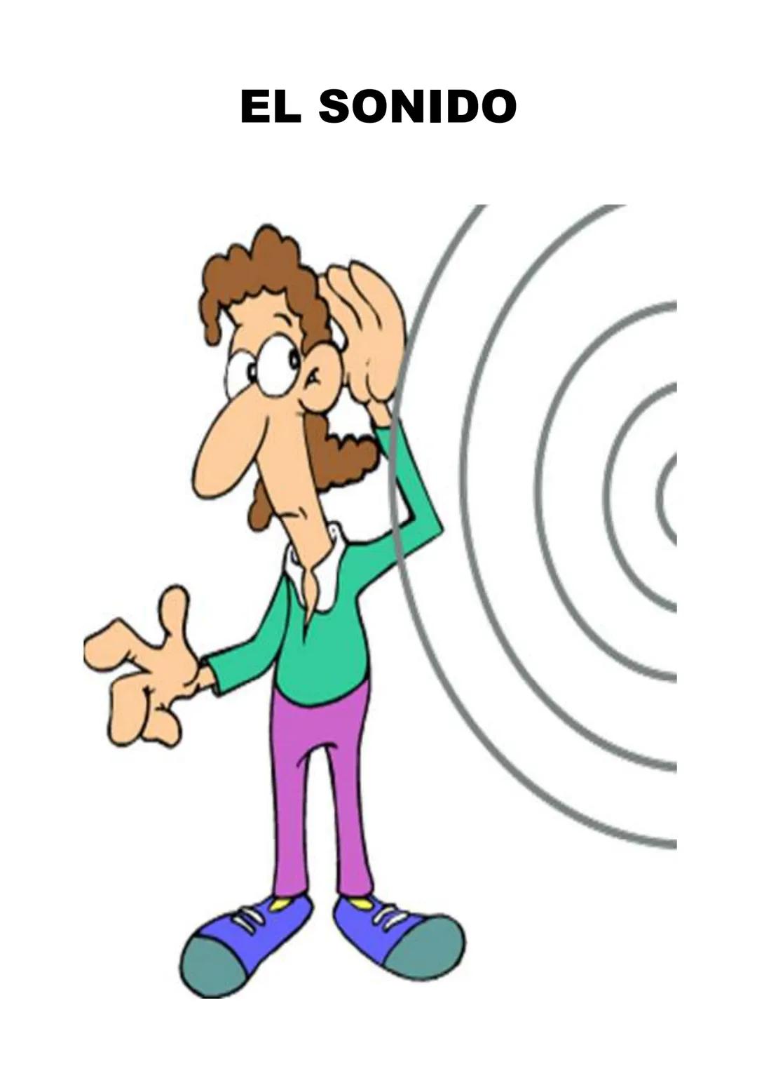 # EL SONIDO 1. ¿QUÉ ES EL SONIDO?
El sonido lo podemos definir como la sensación que se produce en
nuesto oído cuando vibra un cuerpo sonor