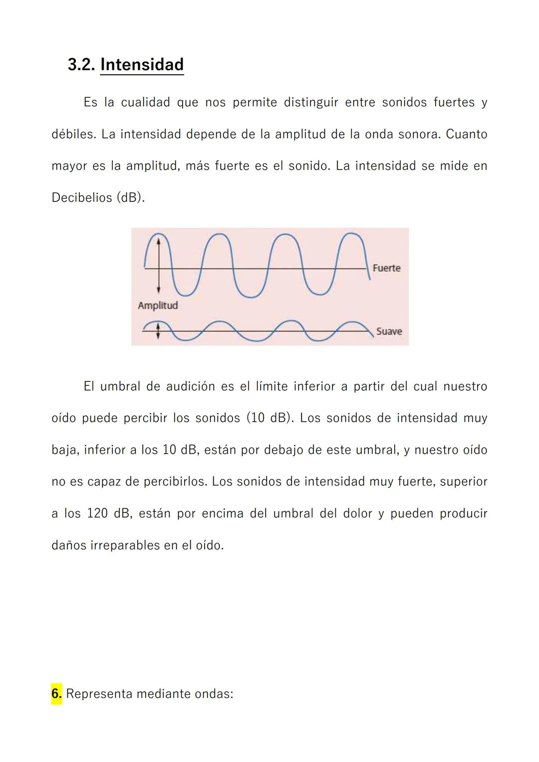 # EL SONIDO 1. ¿QUÉ ES EL SONIDO?
El sonido lo podemos definir como la sensación que se produce en
nuesto oído cuando vibra un cuerpo sonor