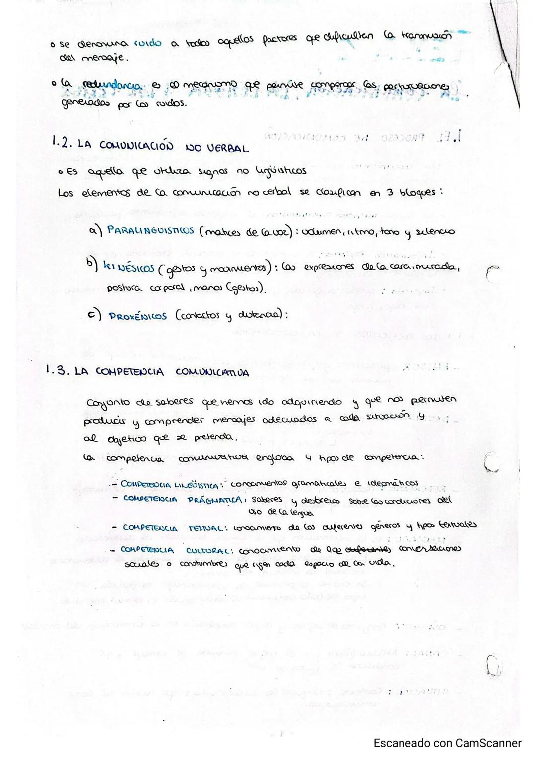 TEMA 1
la comunicaciAAN, KA LENGUA ή και τεκτος
1. EL PROCESO DE COMUNICACIÓN
•la comunicación es una activided social que console en & inte