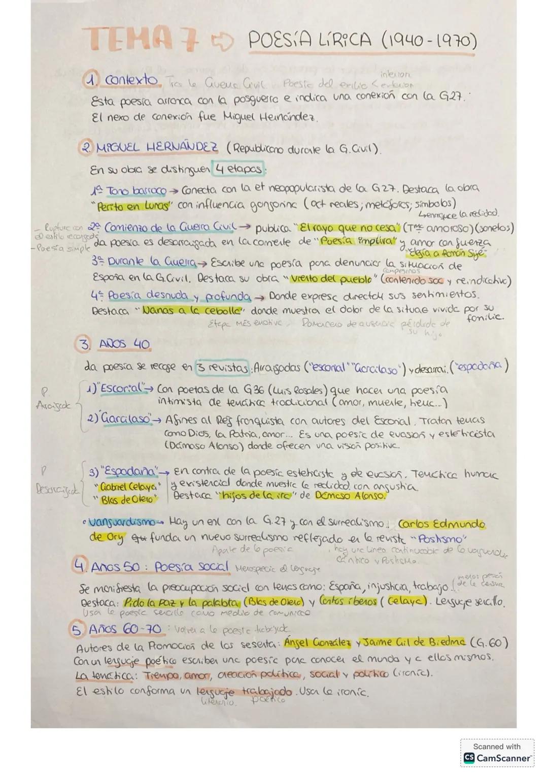 # Tema 1 El teatro español desde 1940
1. **Contexto**
El segundo periodo del teatro surge tras la Guerra Civil. Franco tenía todo el poder