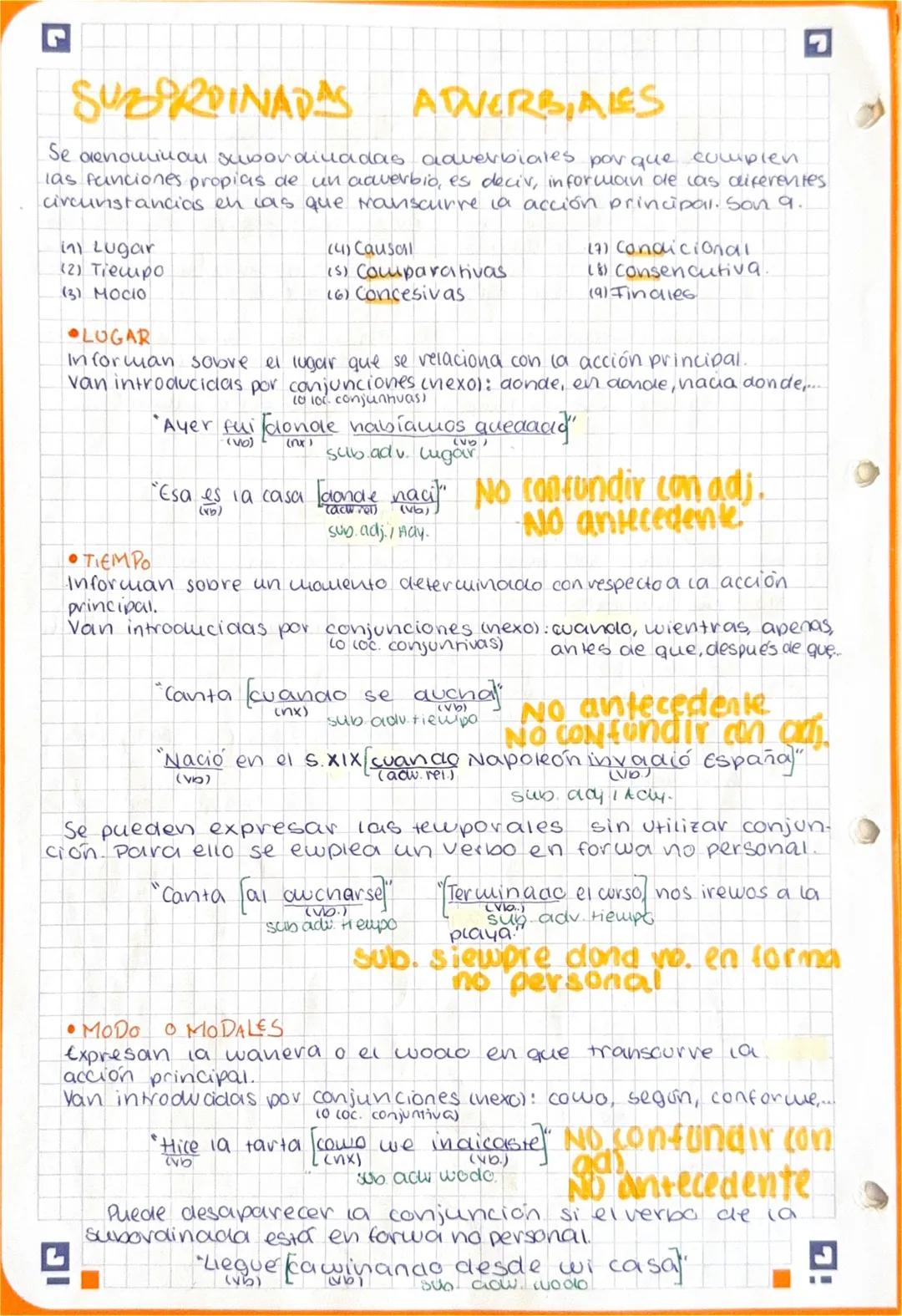 • ORACIONES
COMPUCSTAs
COORDINADAS
COPULATIVas: y, e, ui
COORDINADas
SUBORD WADas
yuxtapuestas
→ADVERSATIVAs: pero, sin embargo, no obstante
