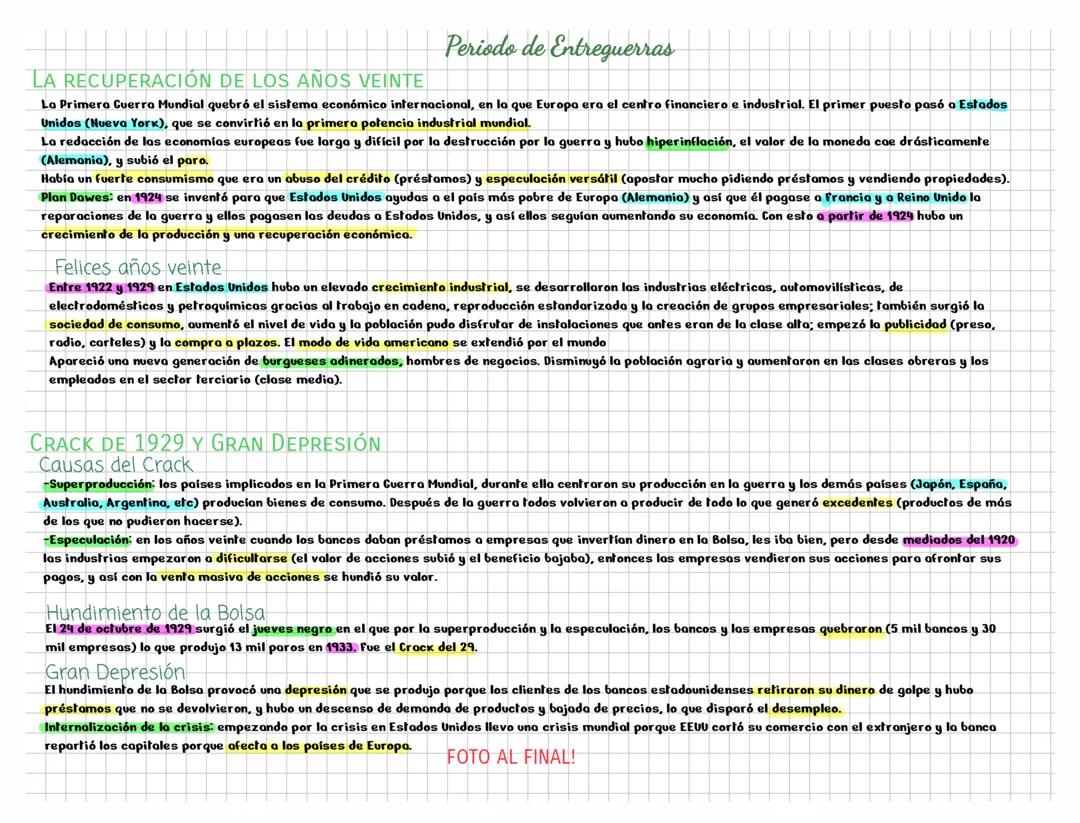 PERIODO DE ENTREGUERRAS