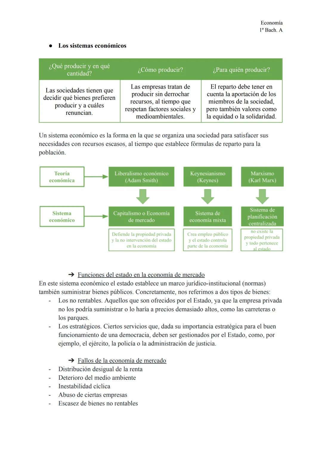 TEMA 2
Crecimiento y organización
• Las posibilidades de producción
→ La tecnología
La tecnología es la forma en la que se combinan los dist