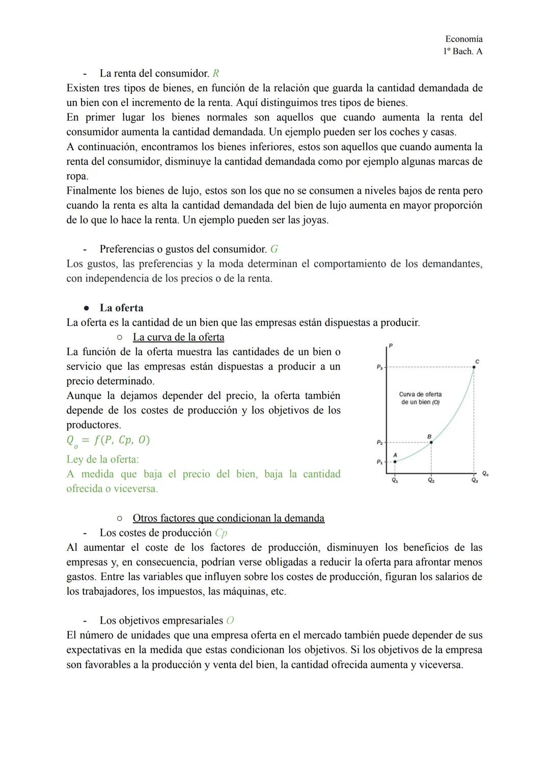 • El mercado y la demanda
TEMA 4
El mercado
Economía
1º Bach. A
El mercado es el conjunto de actividades de compraventa de un determinado bi