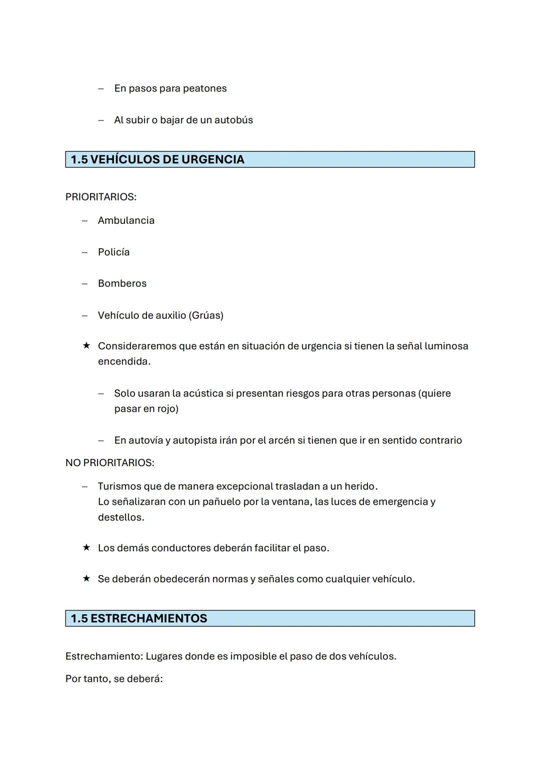 0. DEFINICIONES
AUTOESCUELA
NO MOTOR
• Ciclo (bici)
• VMP (patín eléctrico)
• Ciclo motor (moto) (-45 km/h, -50 cc)
• Cuadriciclo ligero es