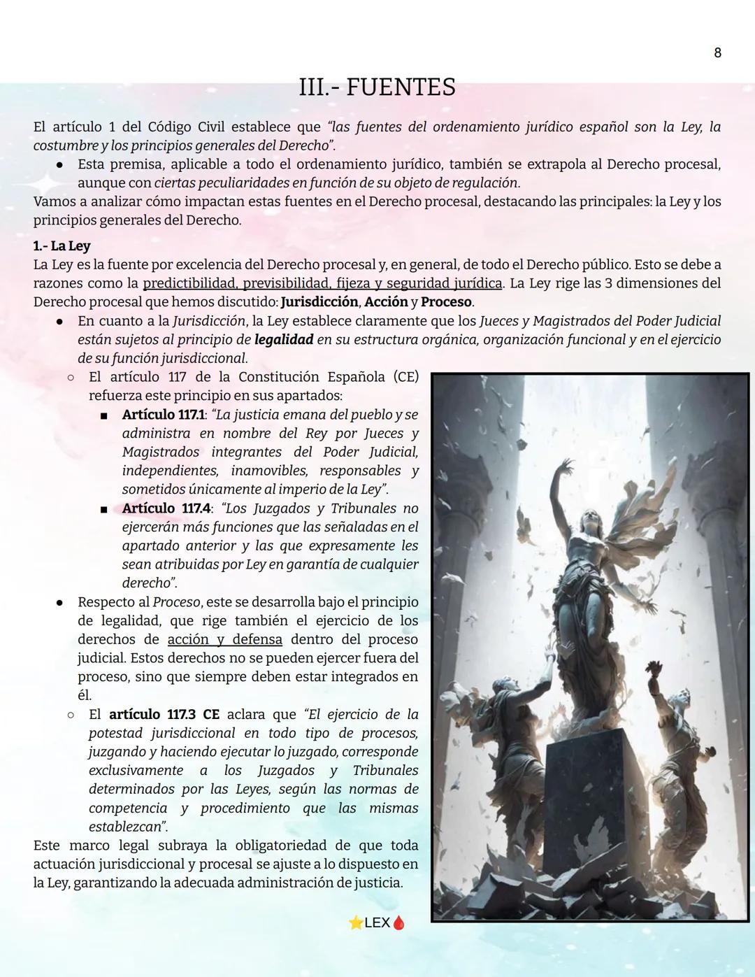 INTRODUCCIÓN AL
DERECHO PROCESAL
El proceso de la justicia no
debe ser rápido, sino justo.
- Sócrates
LEX 2
Lección 1
Derecho procesal:
conc