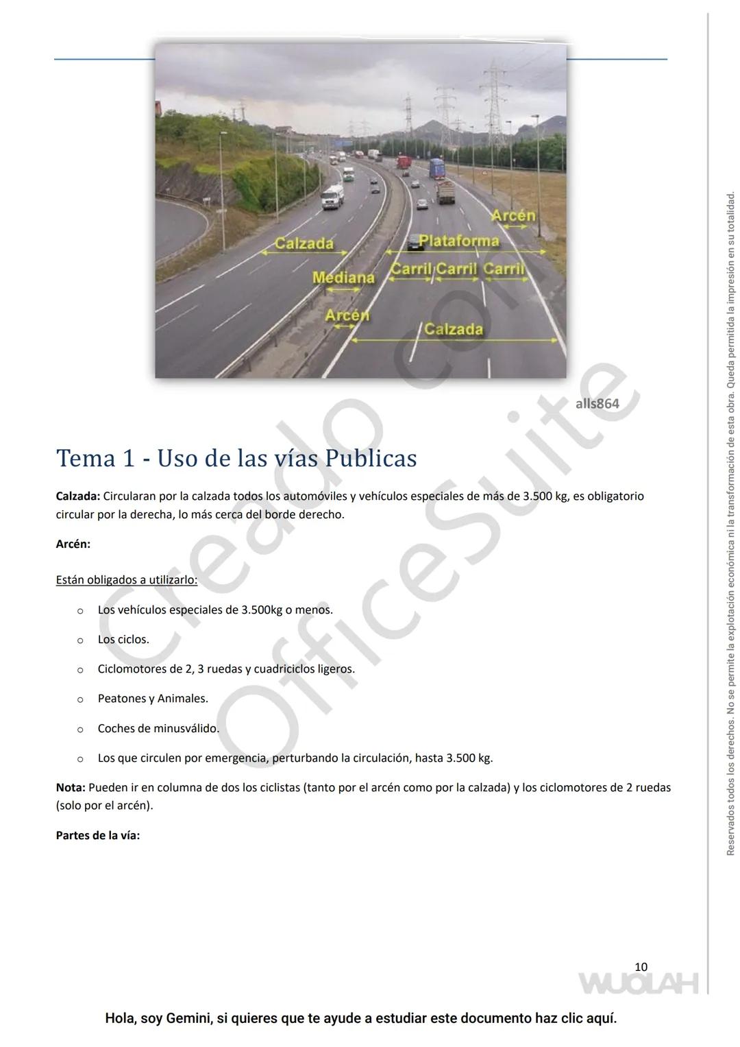 Índice
Definiciones - Tipos de Vehículos.....
alls864
Tema 1 - Uso de las vías Públicas...
Tema 2 - Velocidad...
Tema 3 - Maniobras (1)...
1