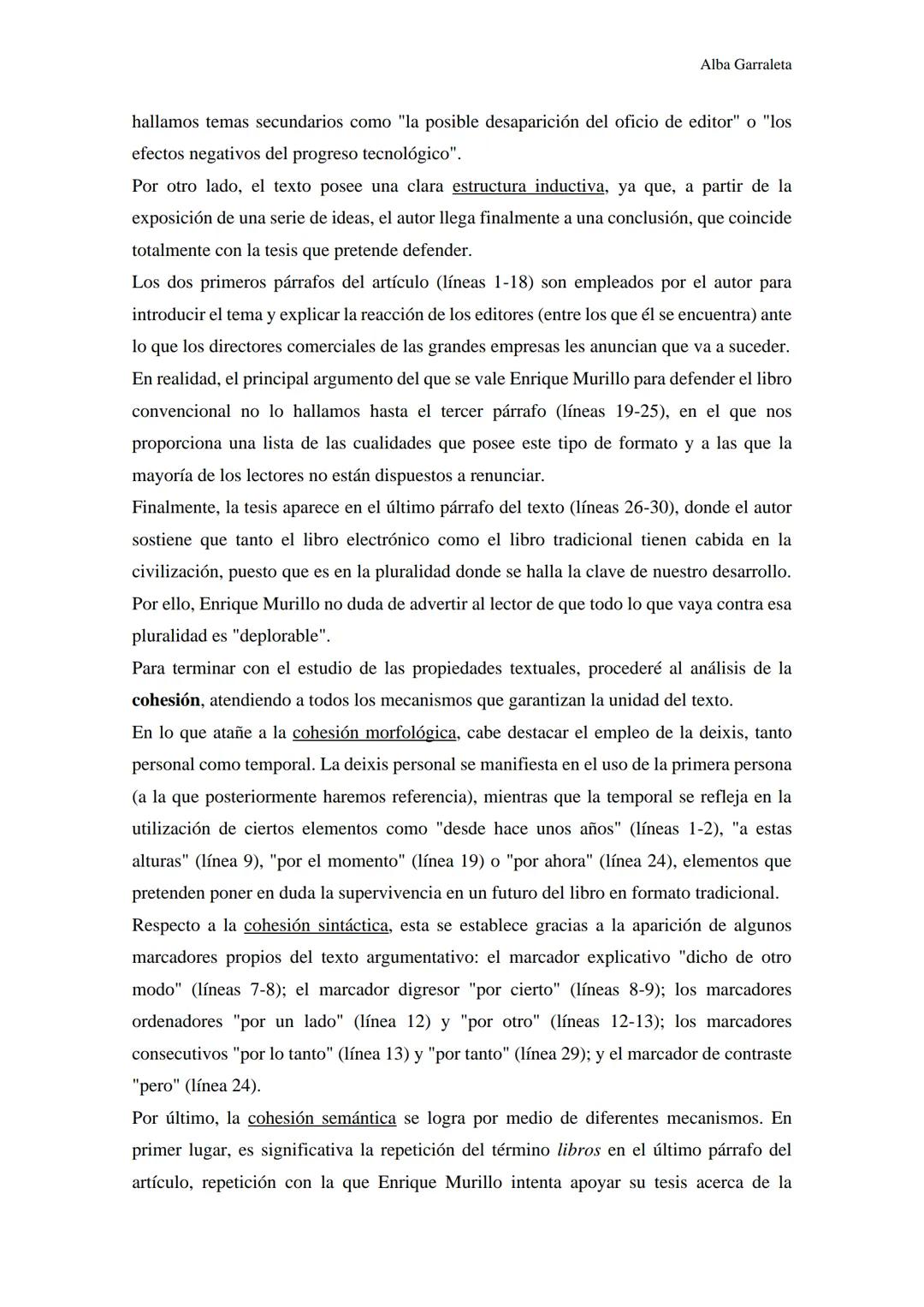 Alba Garraleta
Comentario de texto Virtudes de un vejestorio
Antes de comenzar el comentario, me gustaría explicar brevemente el esquema que